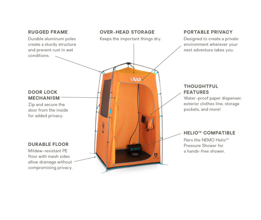 Heliopolis™ Privacy Shelter & Shower Tent