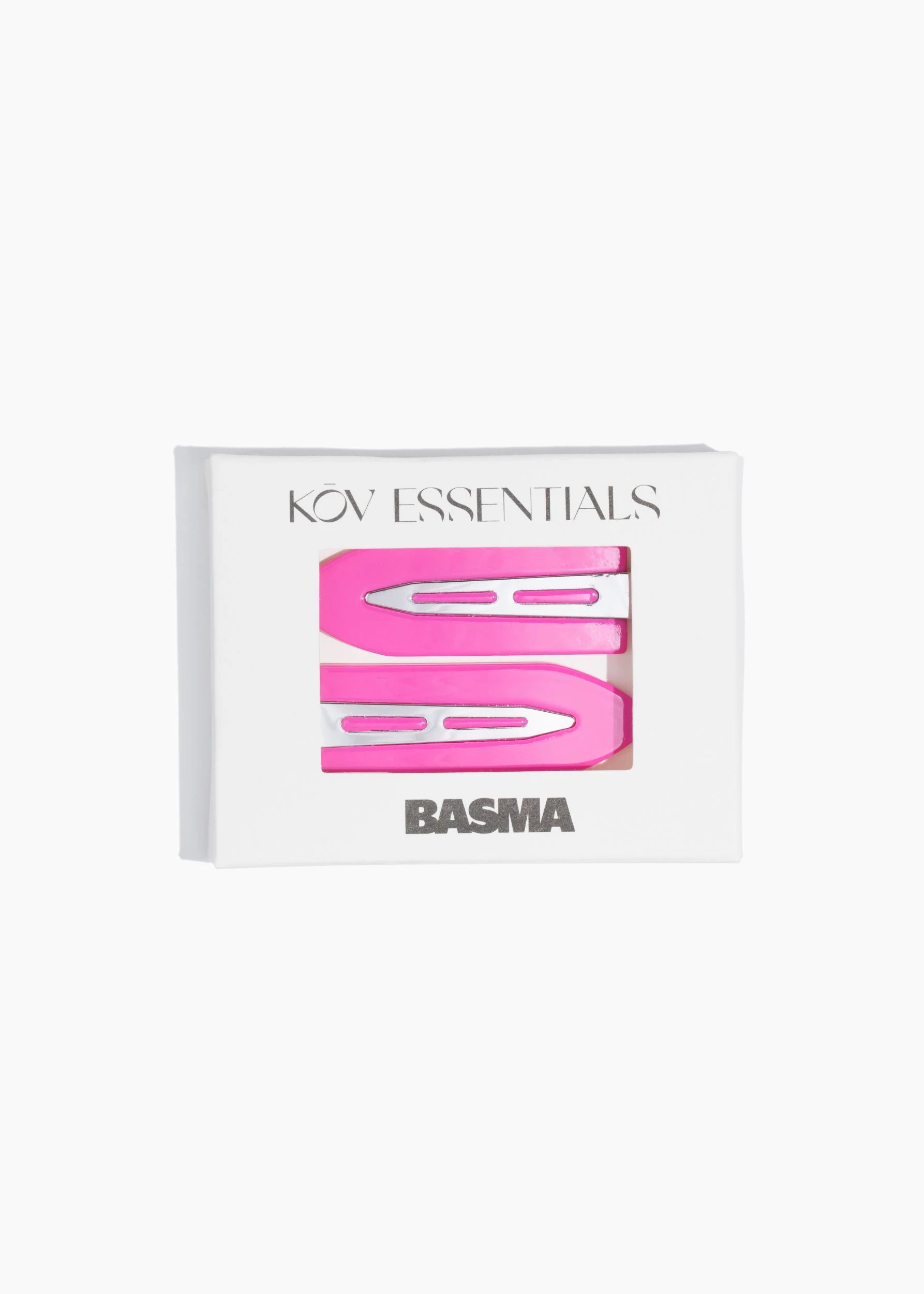 Creaseless Clips in BASMA Pink