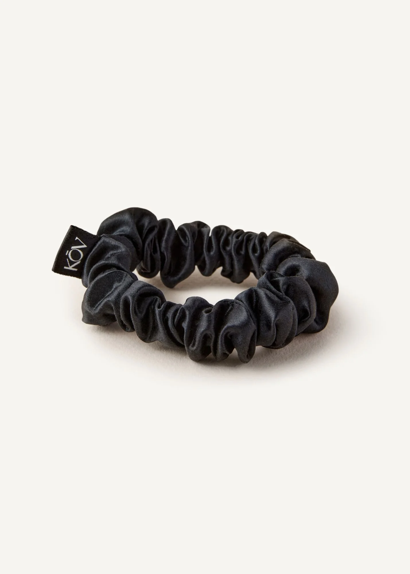 Silk Scrunchie in Black