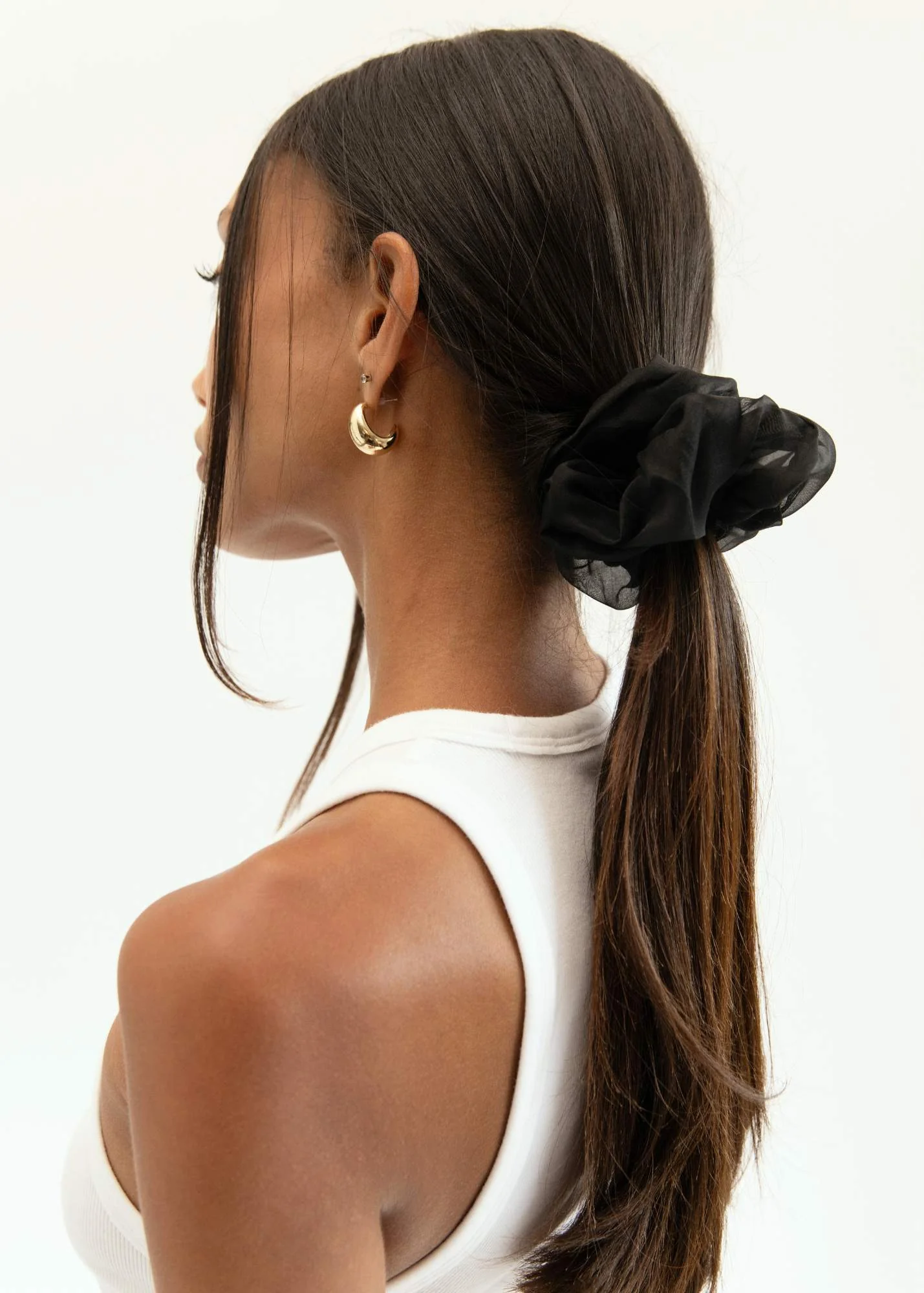 Statement Scrunchie in Black