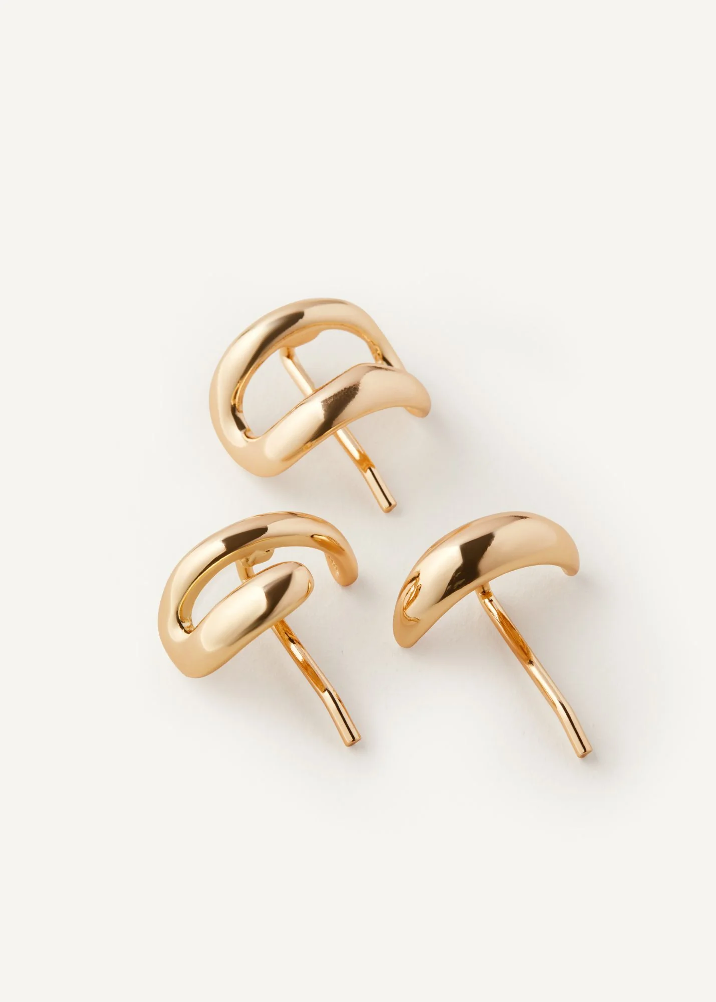 Hair Cuffs in Gold