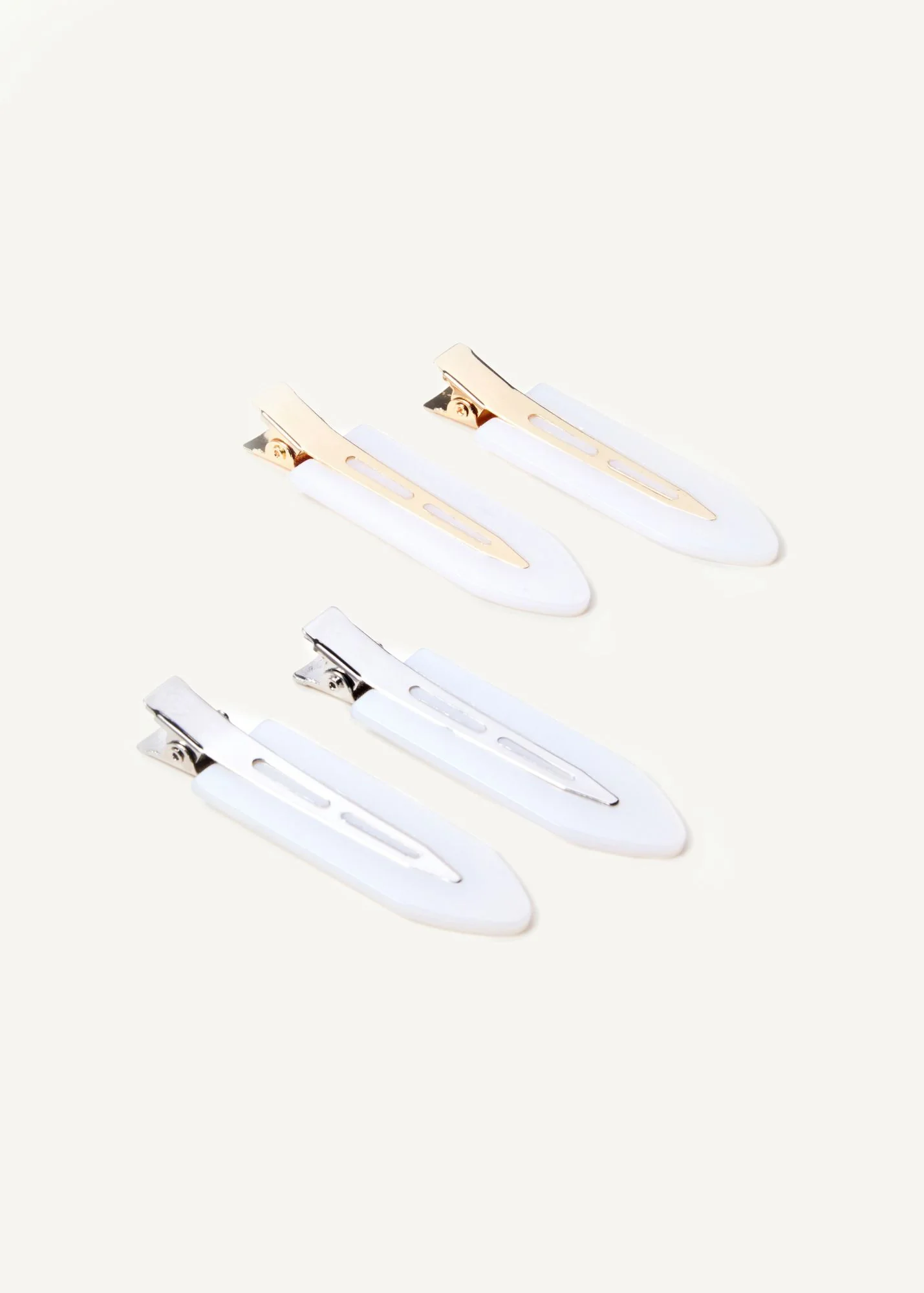 Creaseless Clips in Pearl