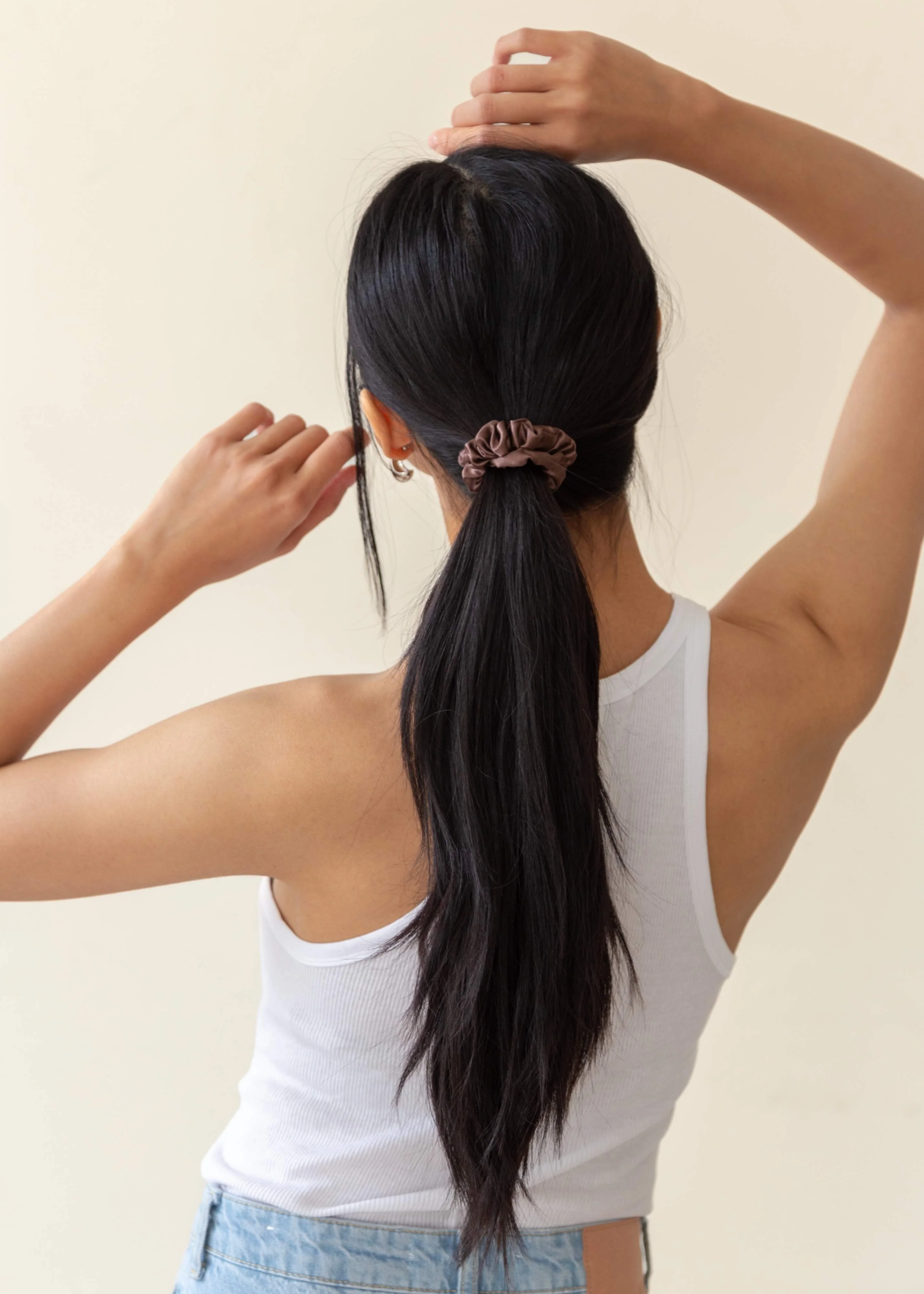 Silk Scrunchie Trio in Mixed