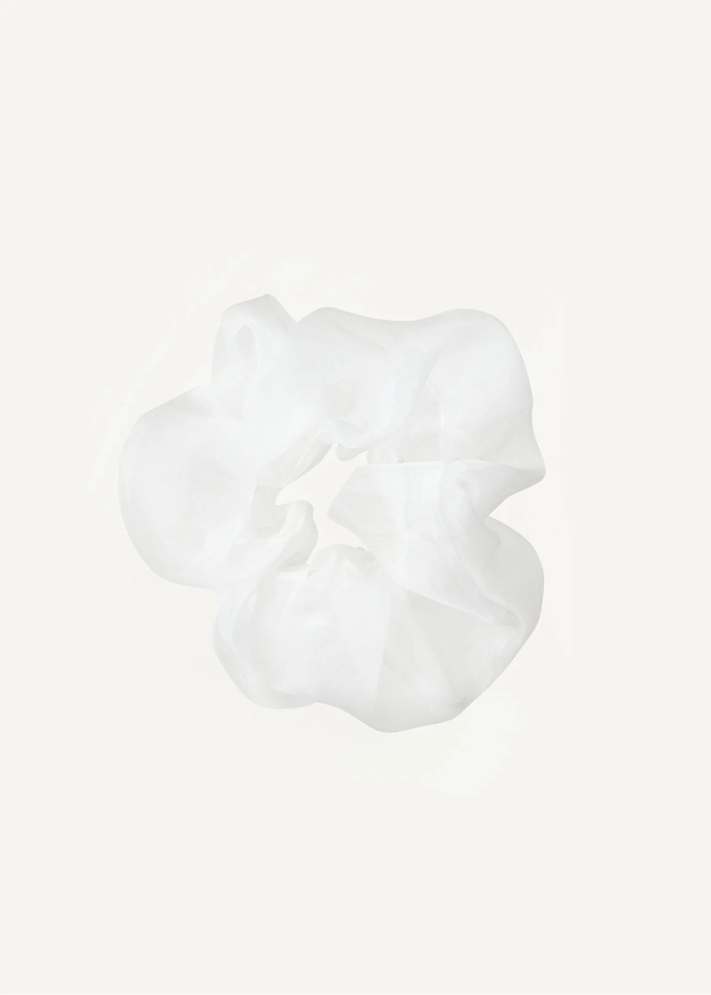 Statement Scrunchie in White