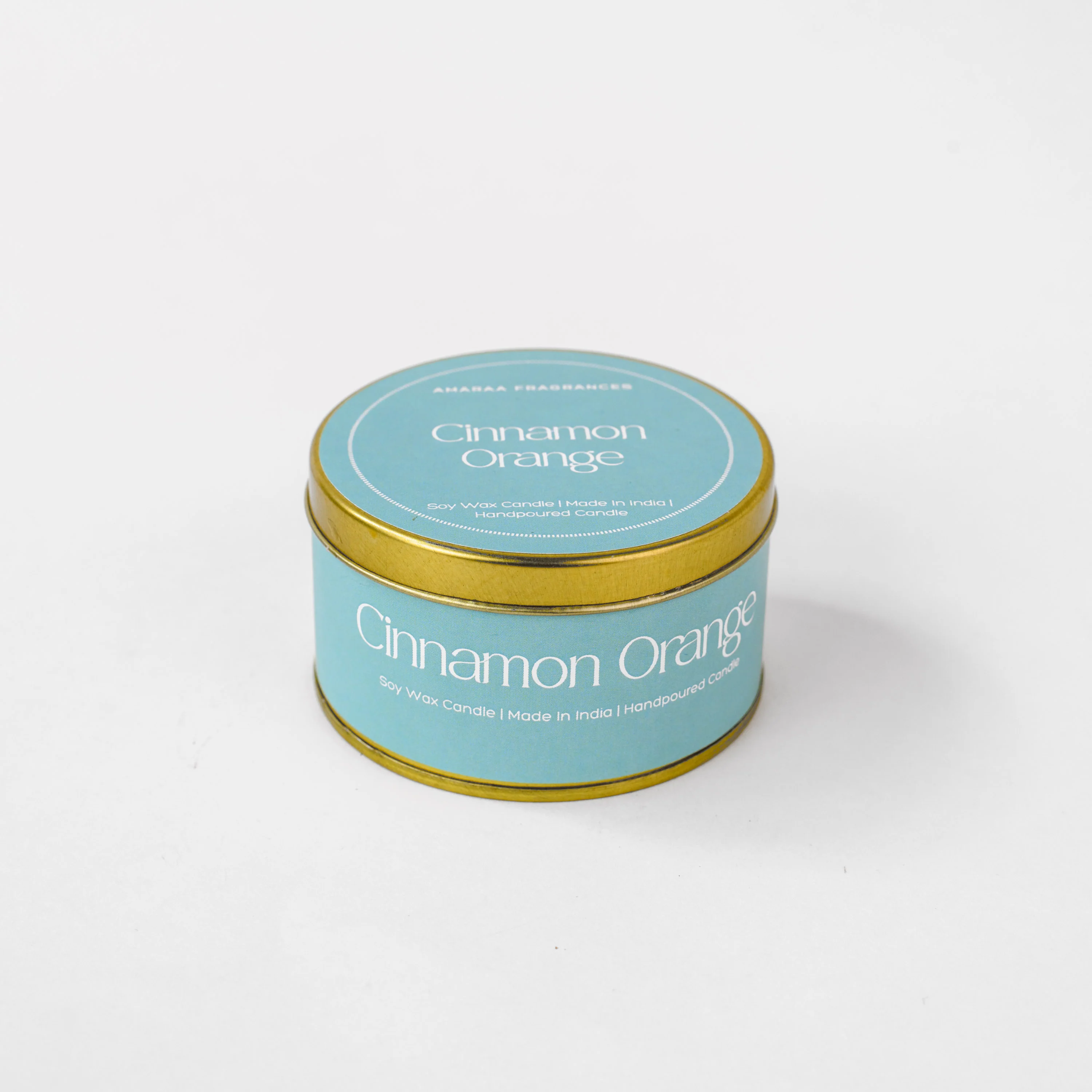 Cinnamon Orange Tin Scented Candle