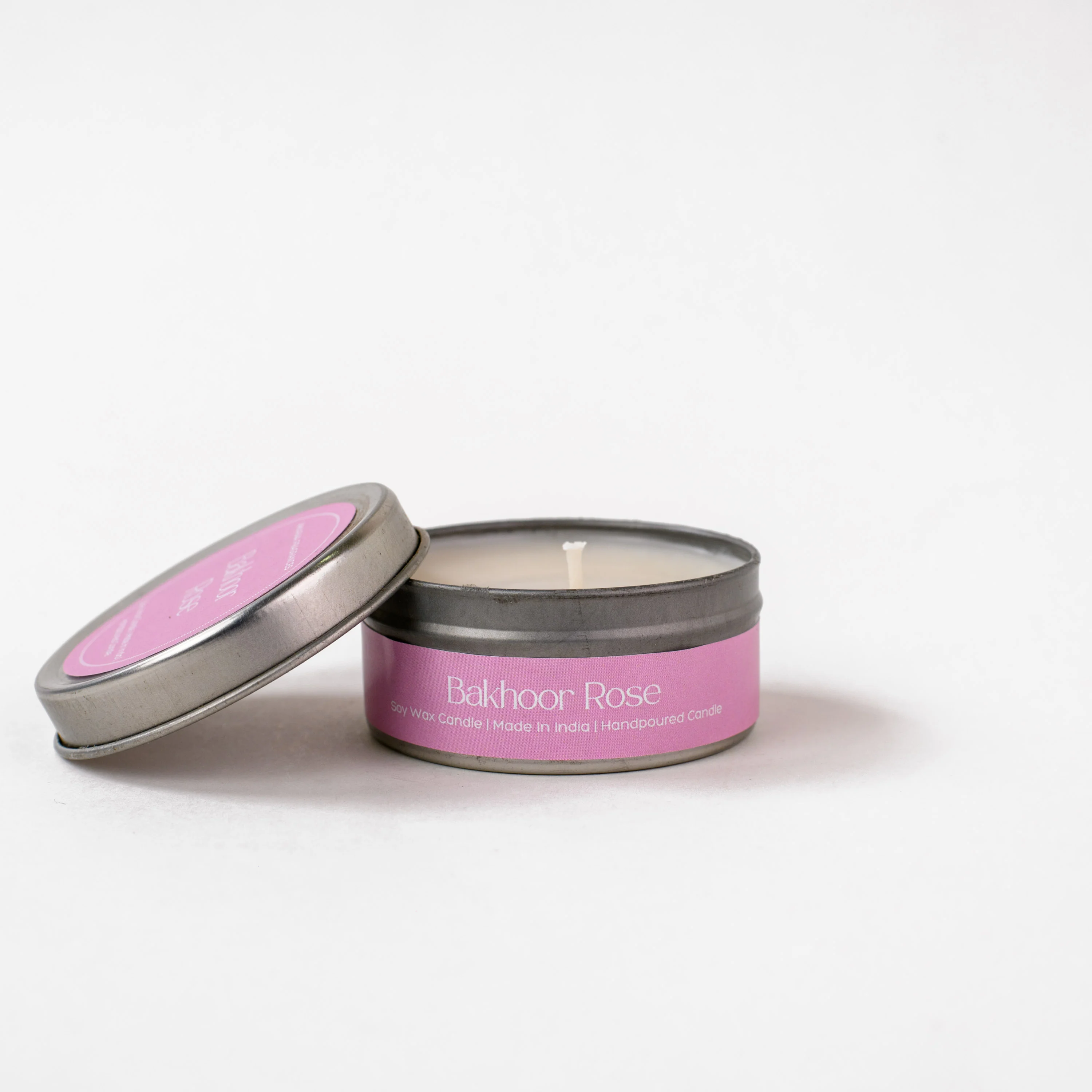 Bakhoor Rose Tin Scented Candle