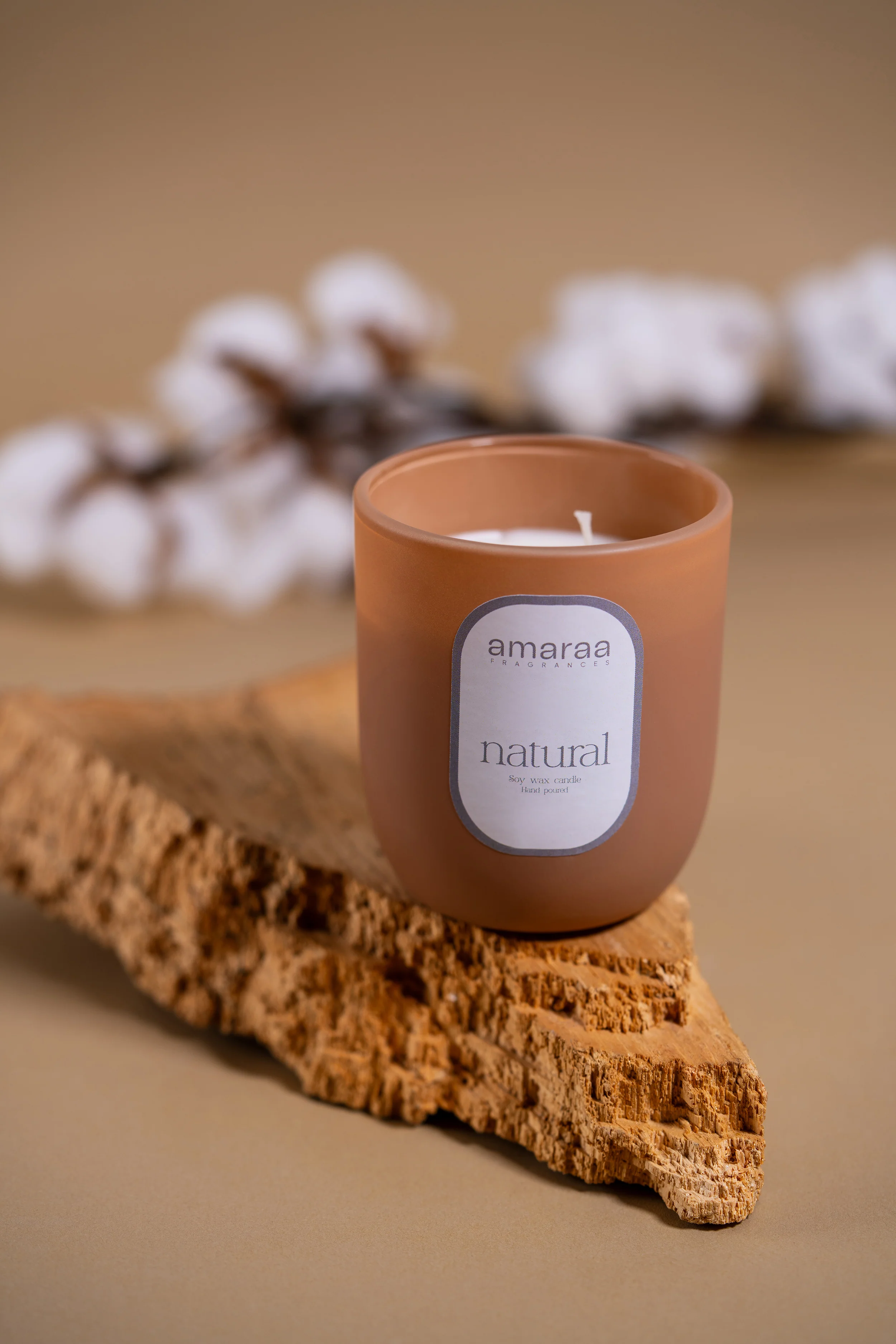 Earthy Elegance U Glass Scented Candle