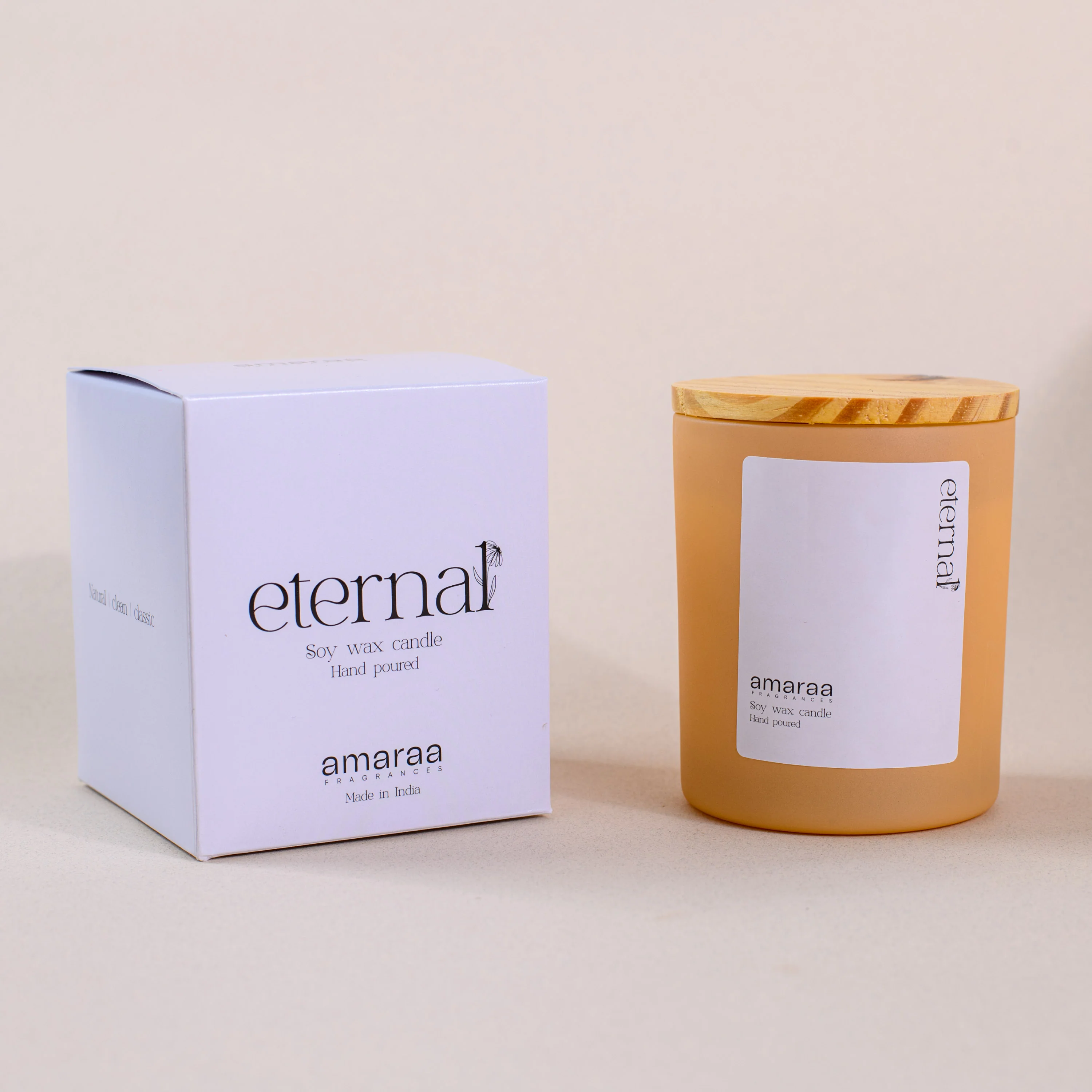 Amber Glow Jar Scented Candle