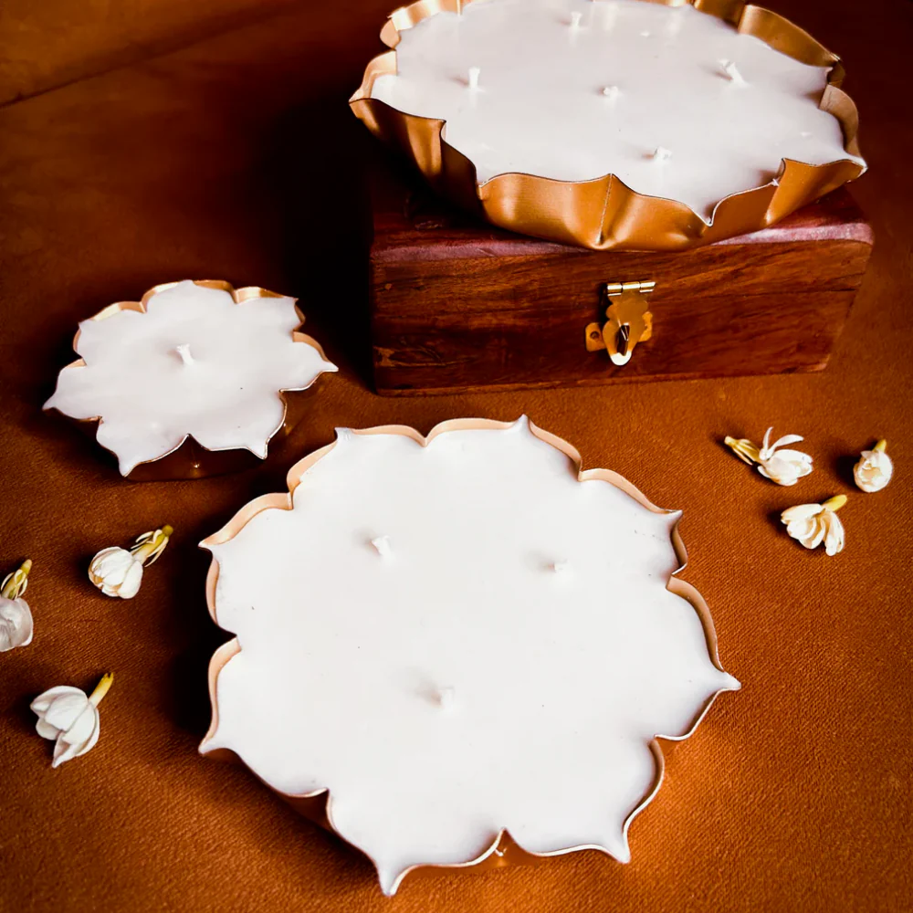 Floral Urli Scented Candles