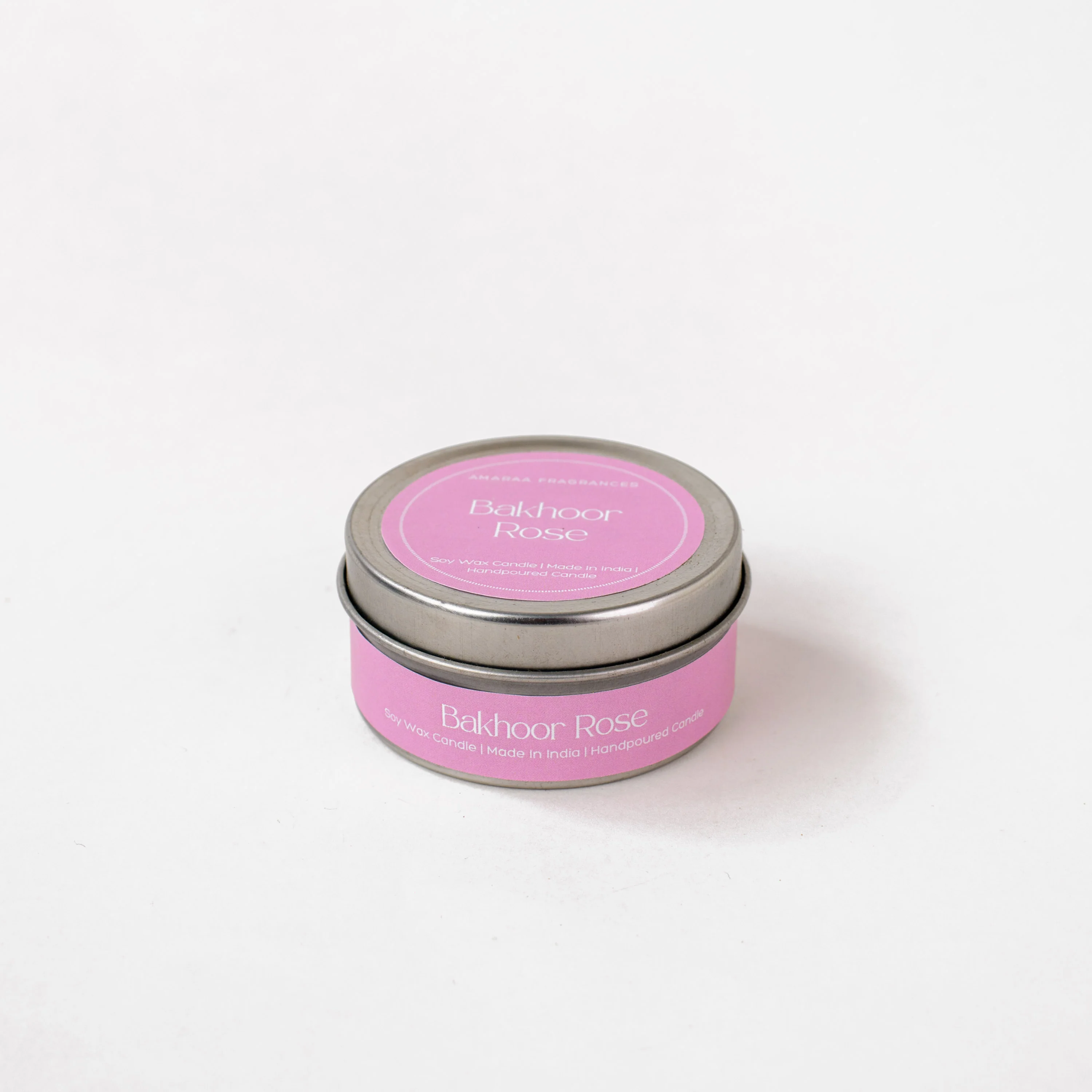 Bakhoor Rose Tin Scented Candle