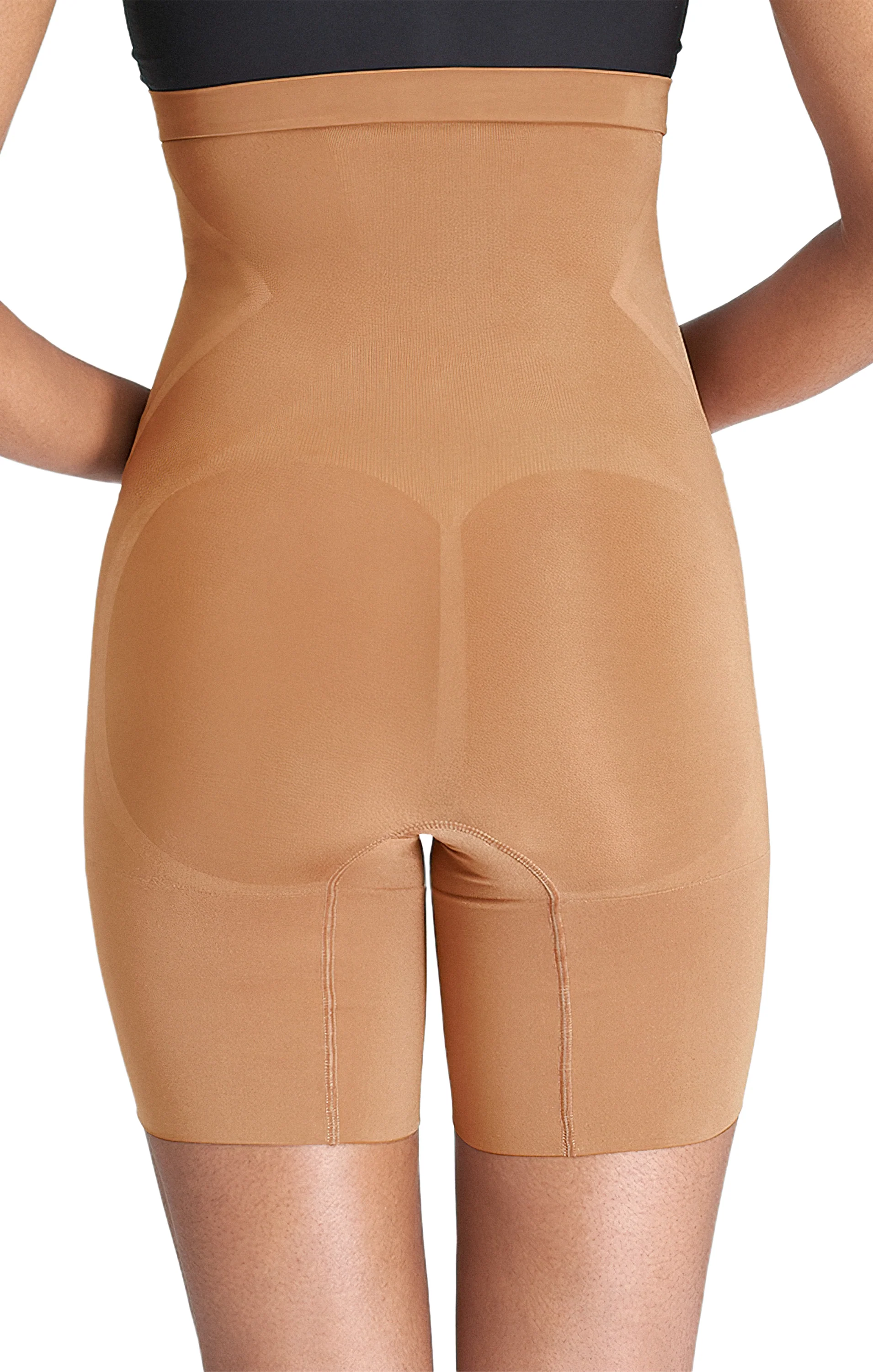 SPANX OnCore High-Waisted Mid-Thigh Short ~ Naked 3.0