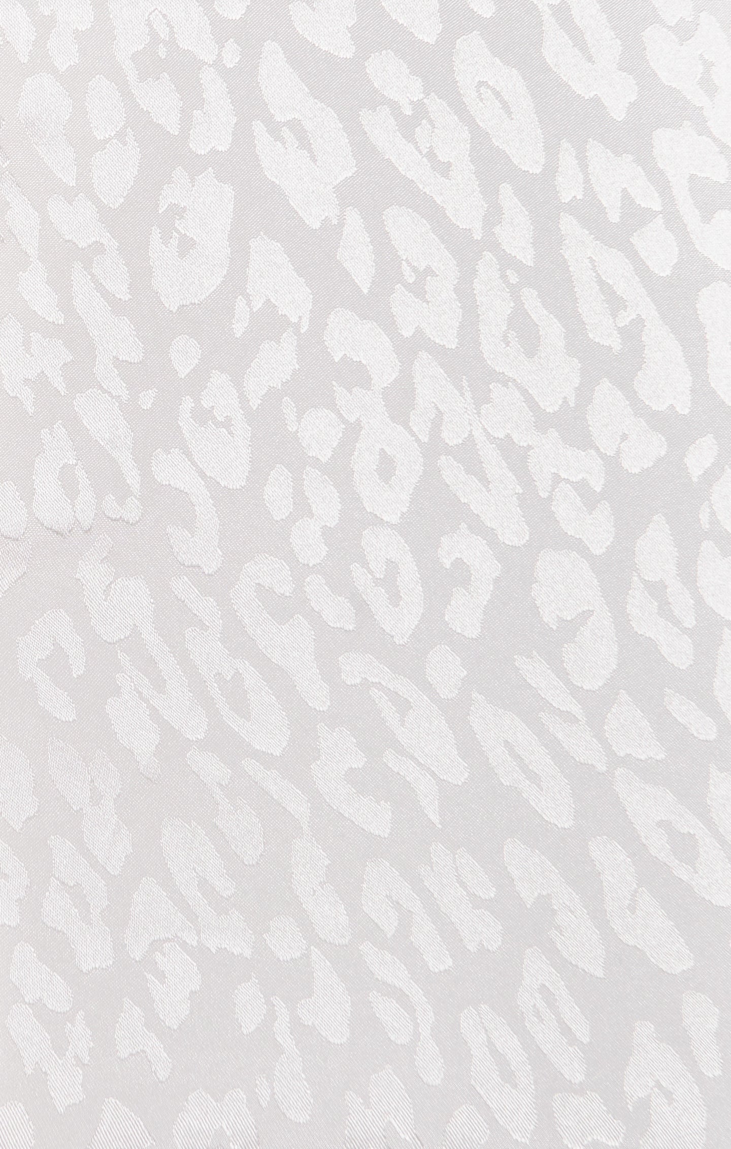 Slumber PJ Set ~ White Cheetah Silky