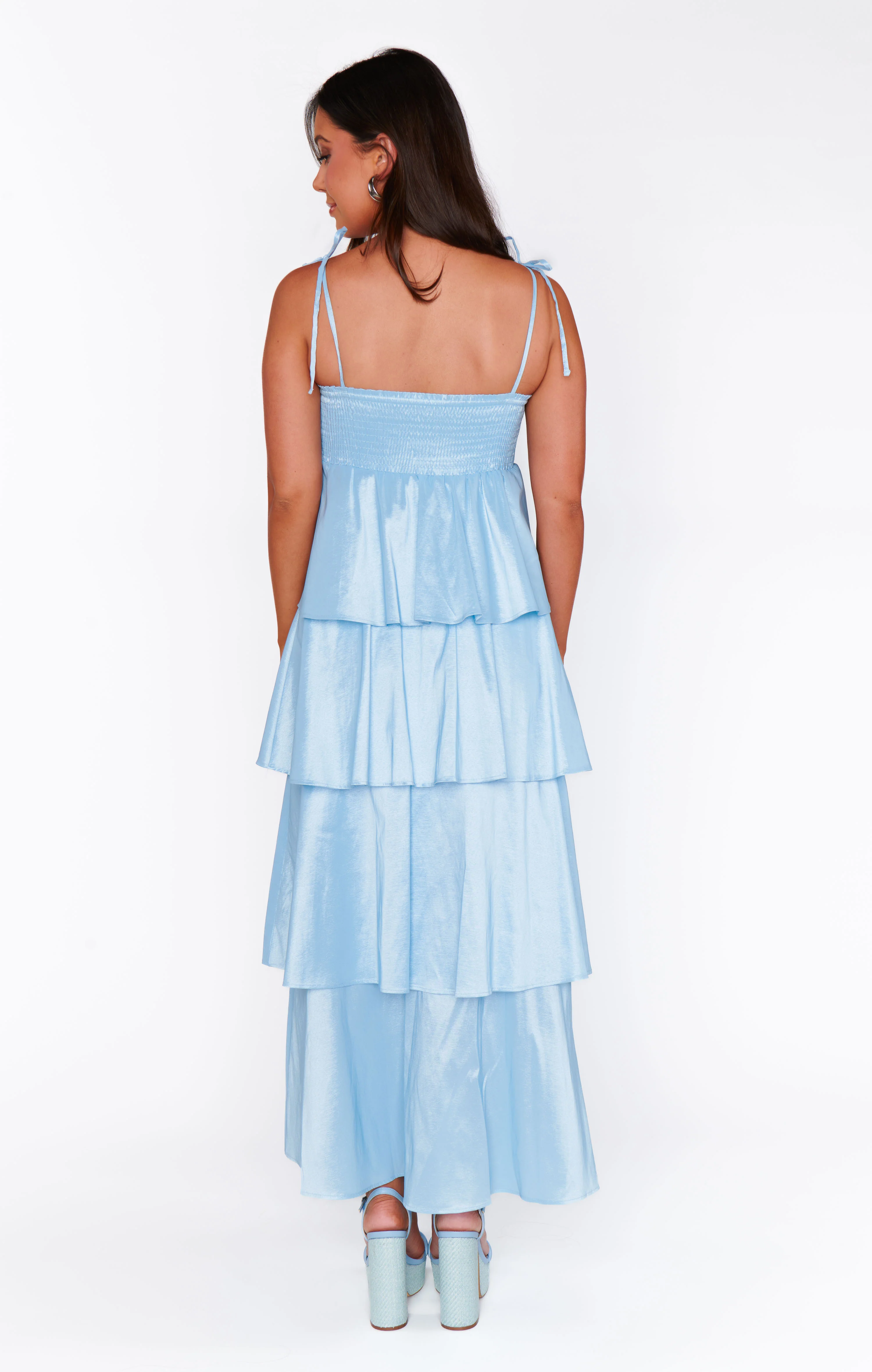 Cute Dress ~ Light Blue Taffeta