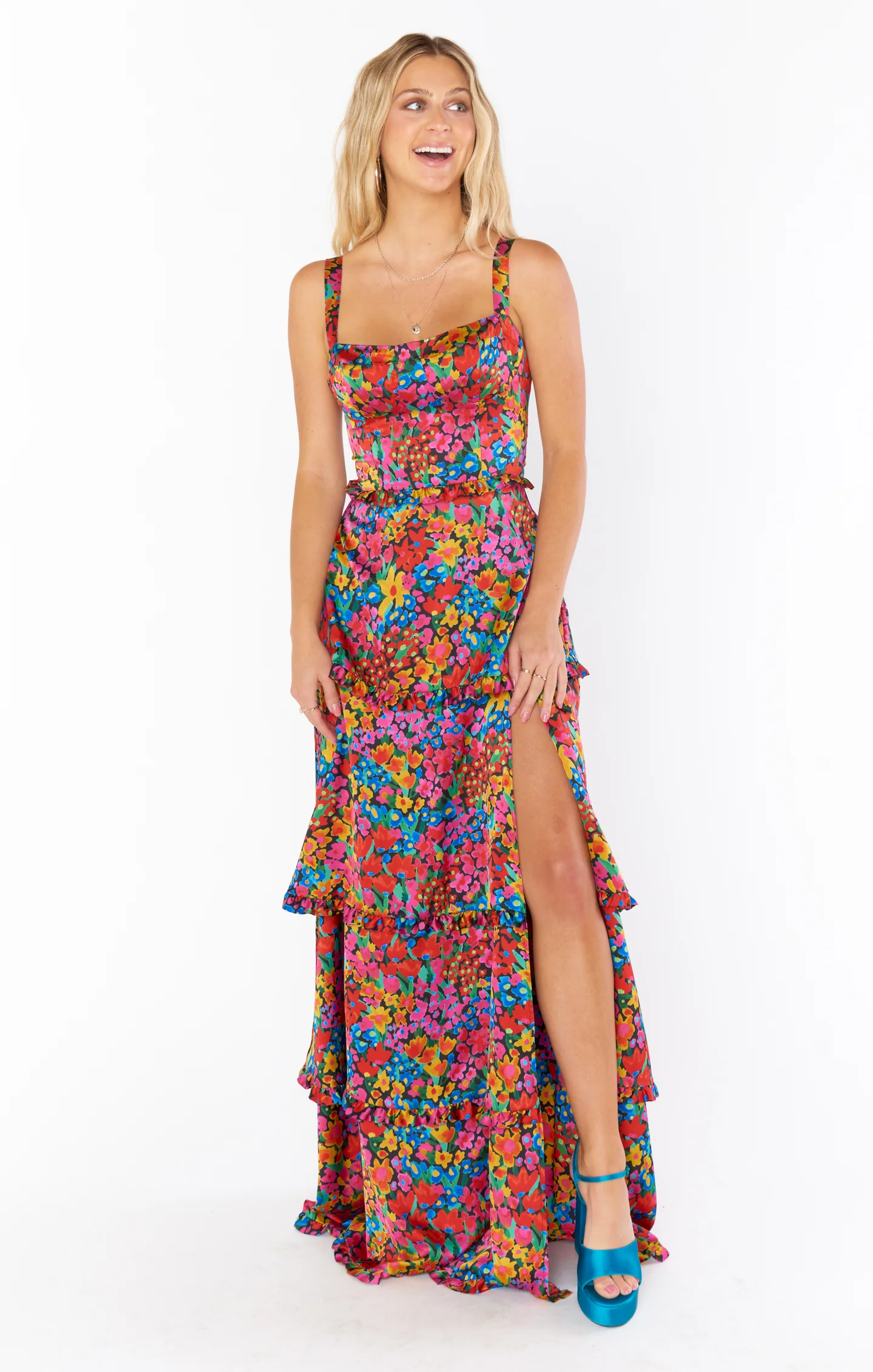 Lady Corset Dress ~ Garden Glow Luxe