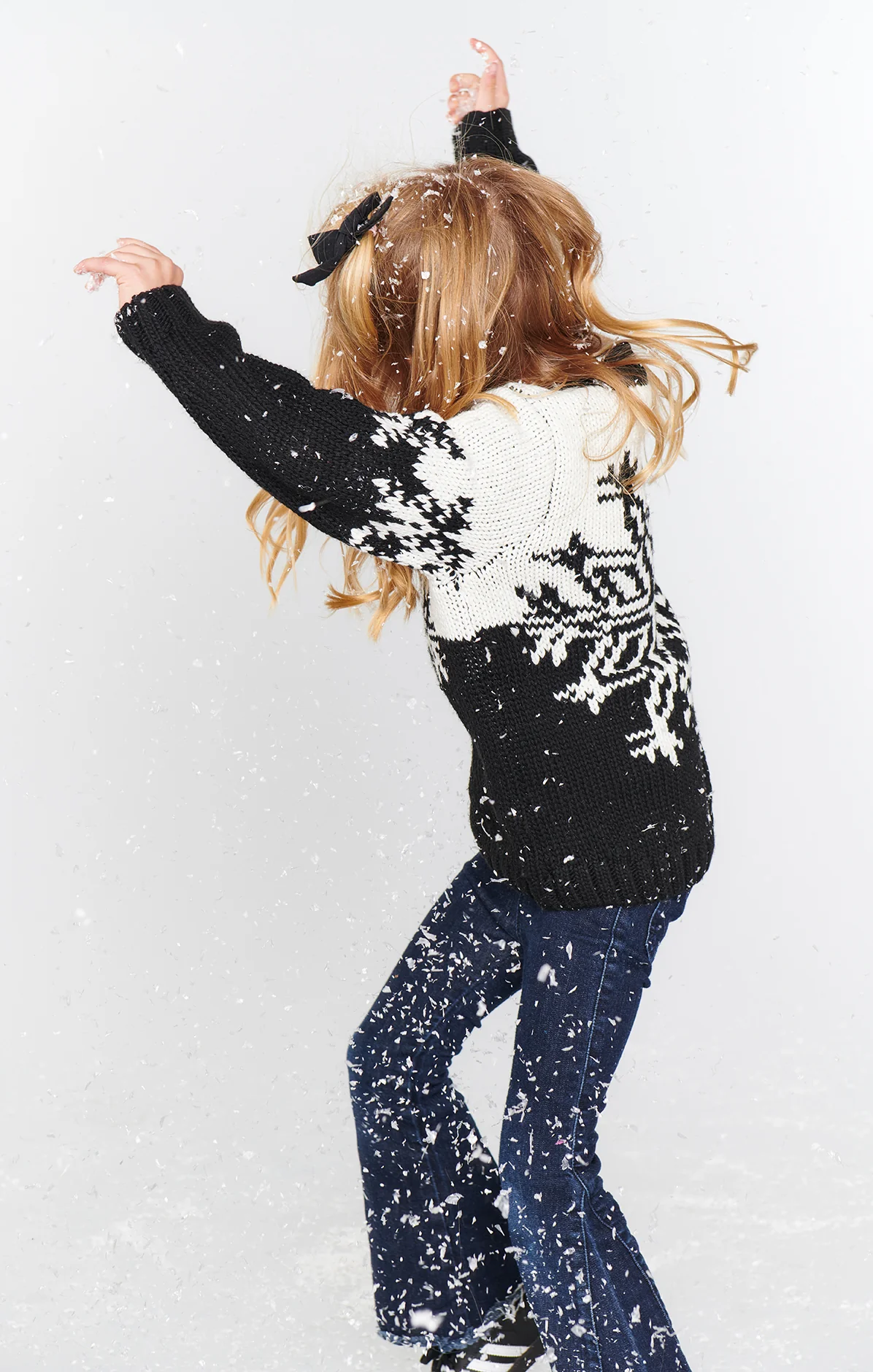 Stowe Sweater ~ Snowflake Knit