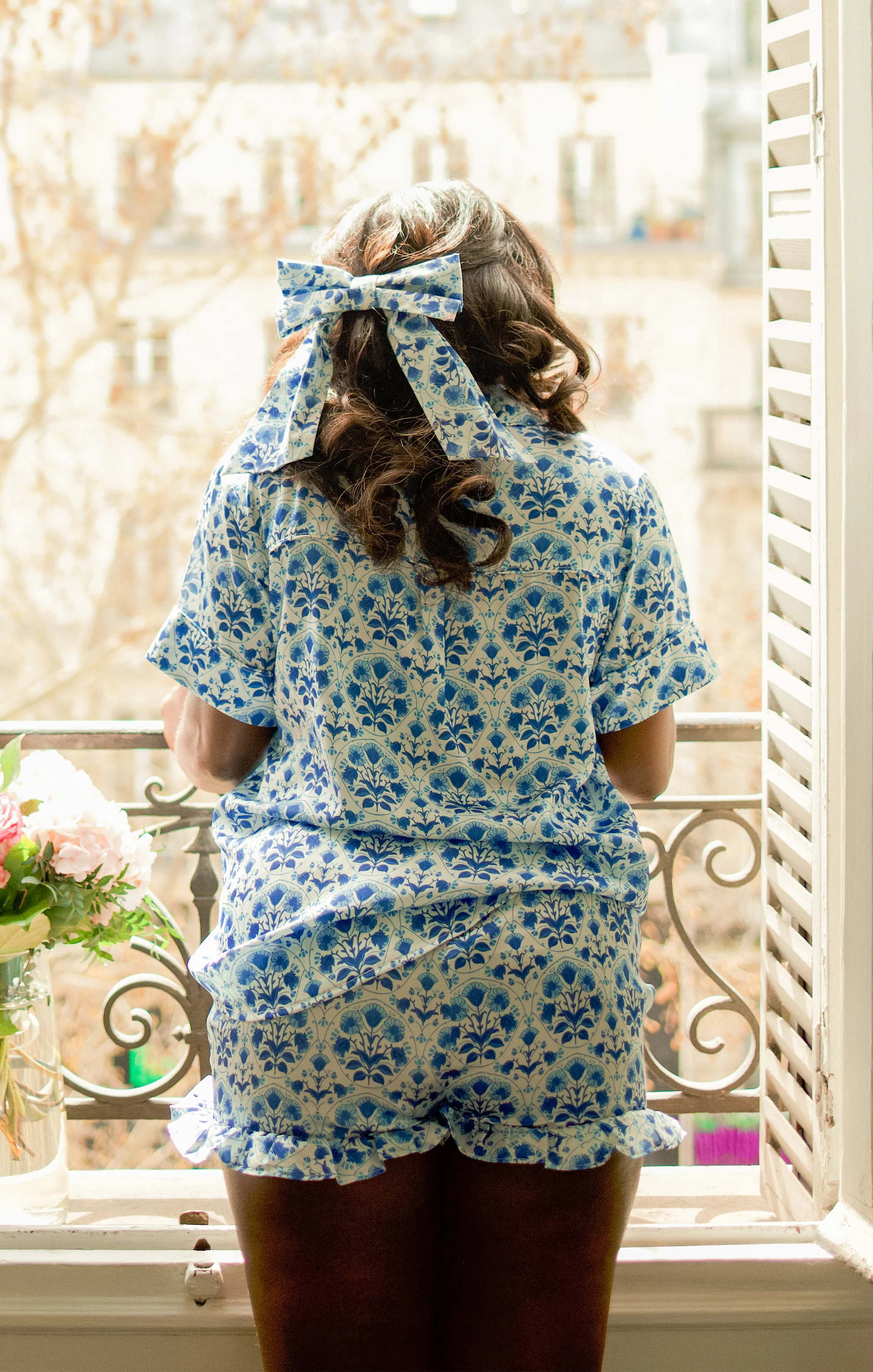 Dreaming PJ Set ~ Blue Floral