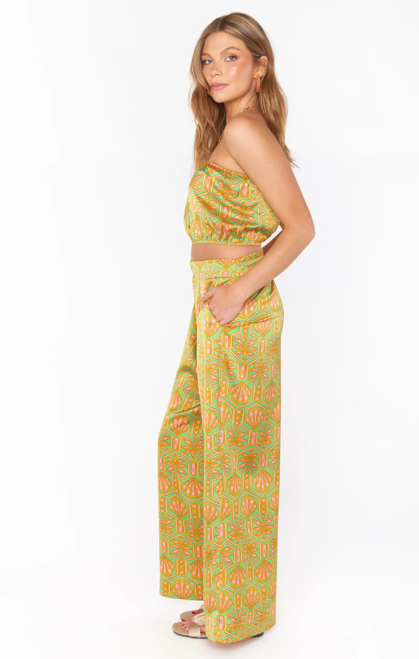 Landon Pants ~ Palm Deco