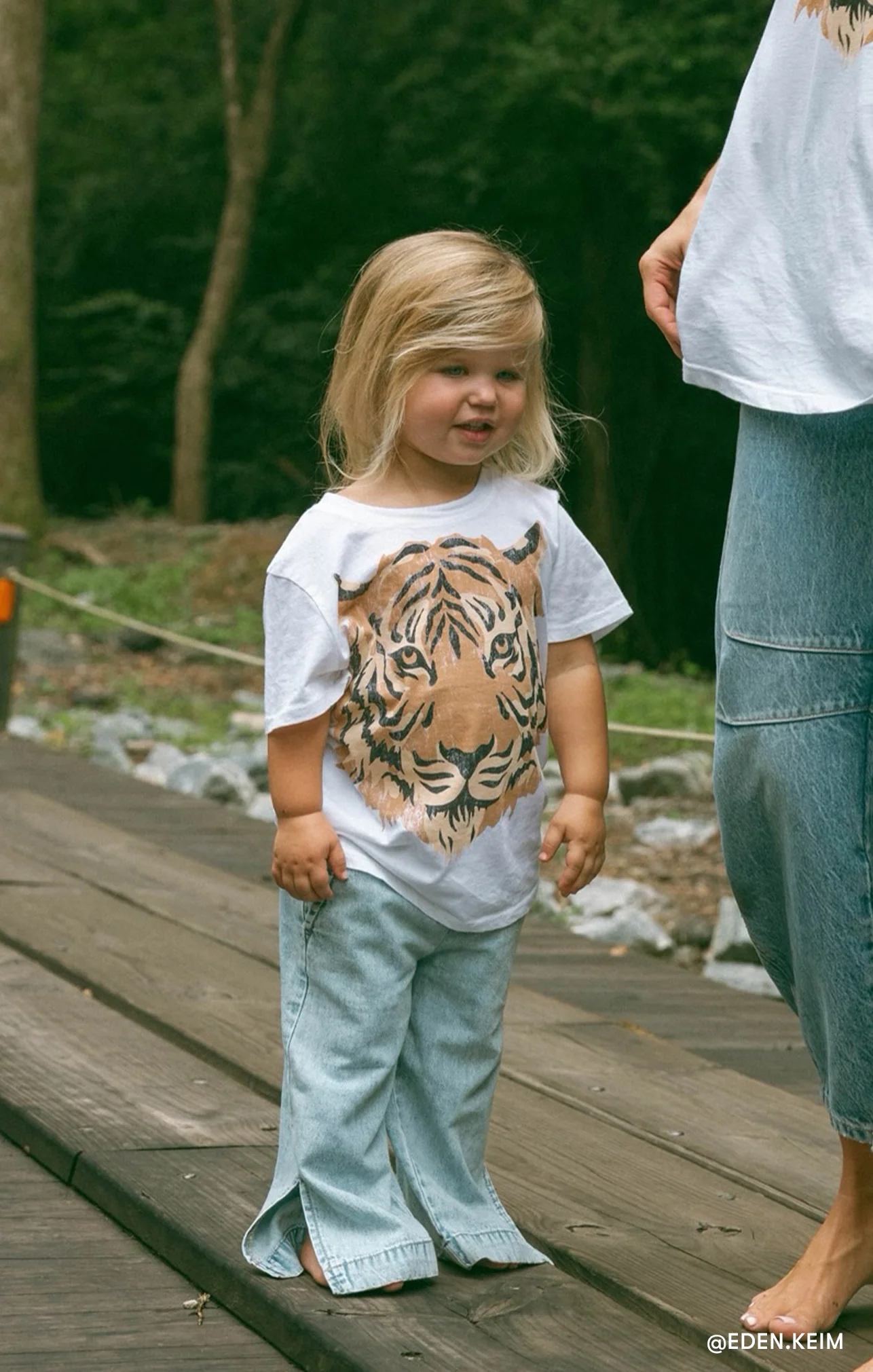 Little Travis Tee ~ Tiger Graphic