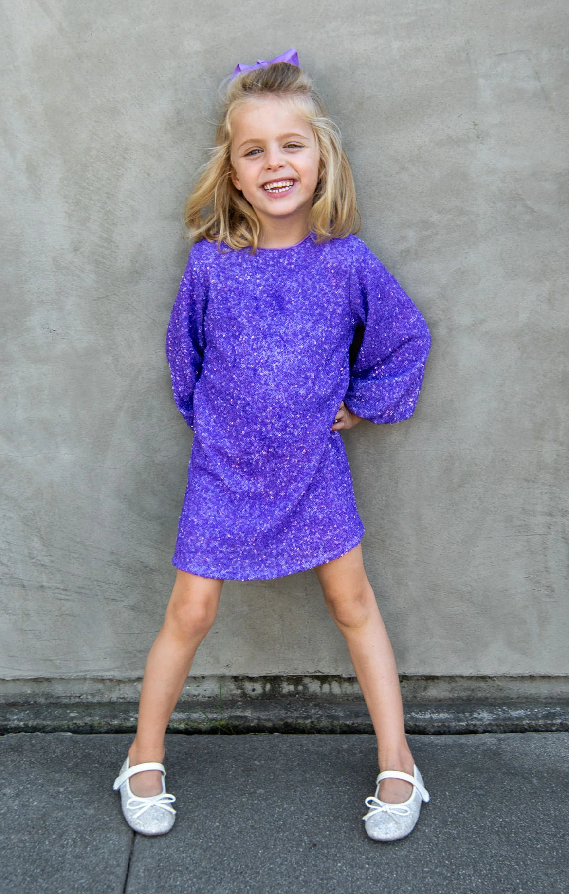Magic Sparkle Gown ~ Purple Glitter