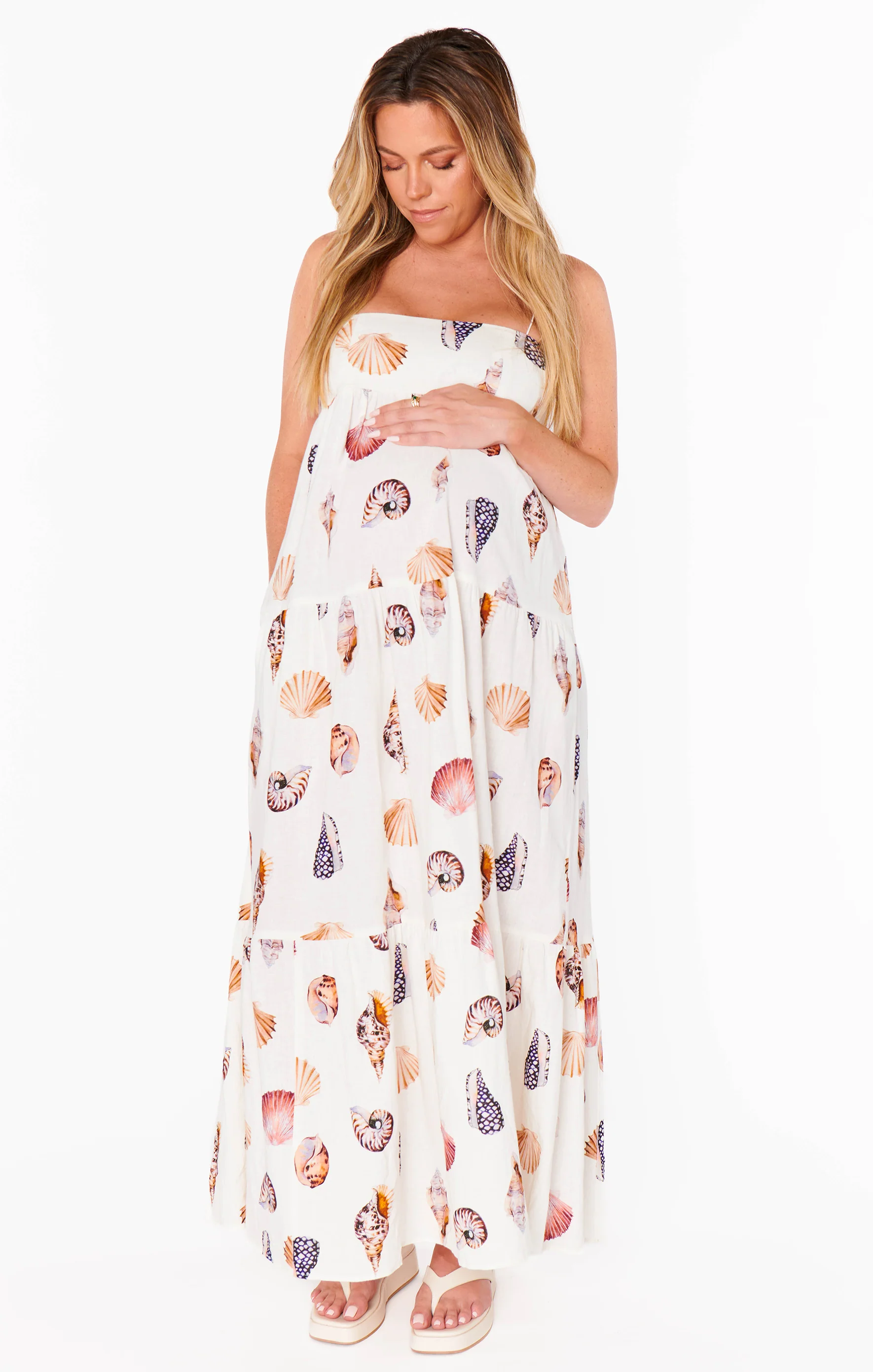 Long Weekend Maxi Dress ~ Shell Linen