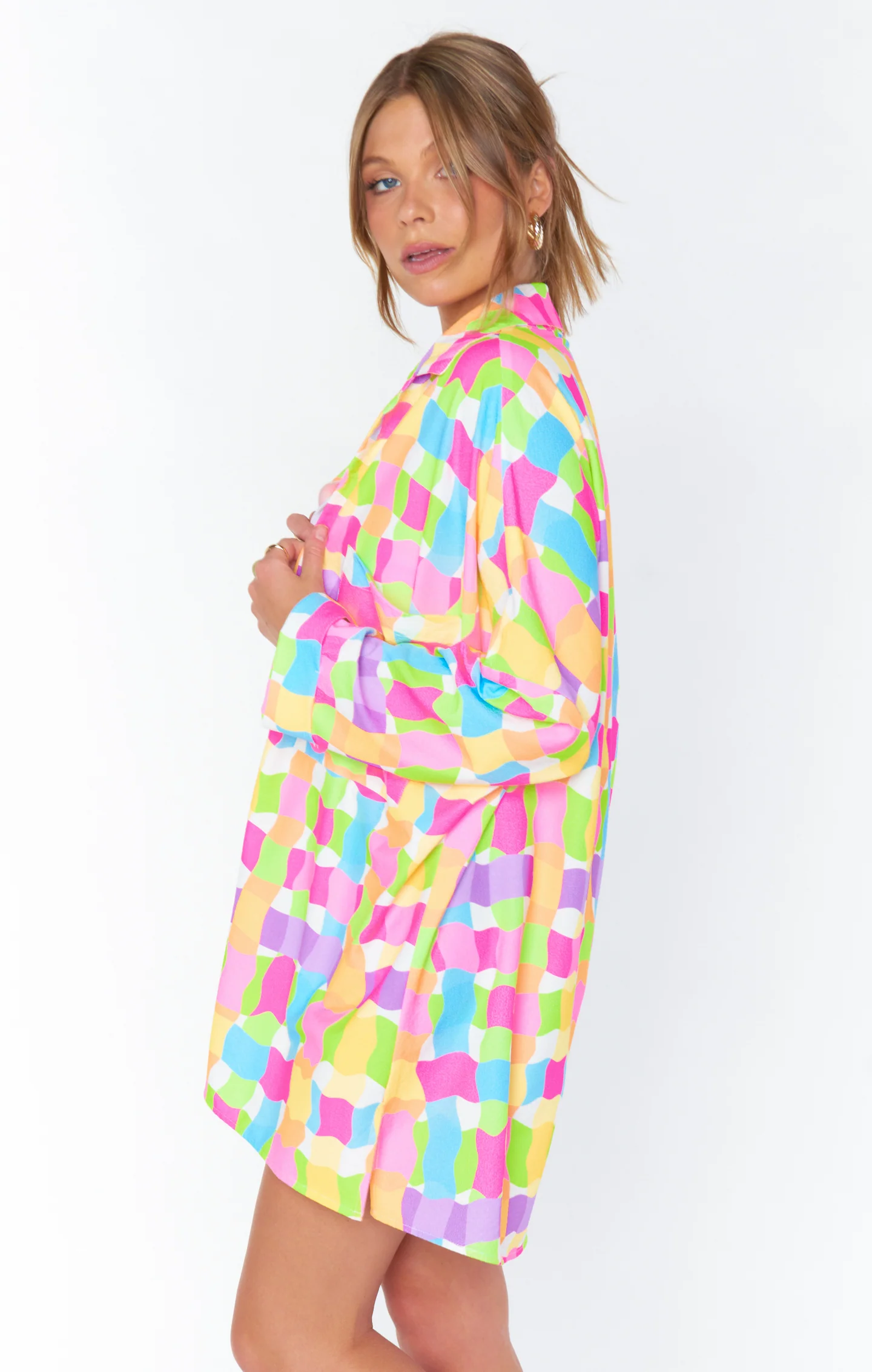 Neon Checkered Shirt