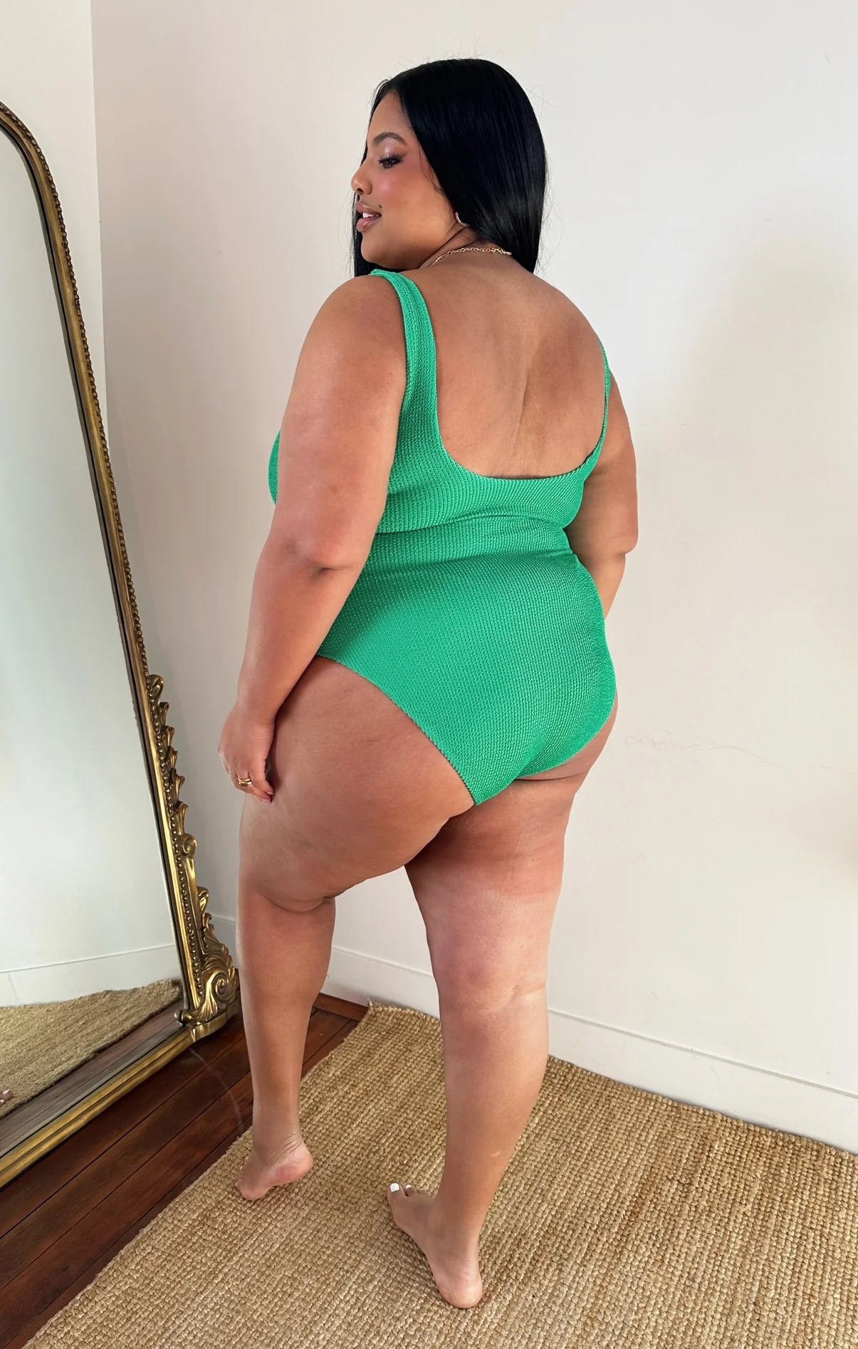 The Scrunch One Piece ~ Sea Green Scrunch