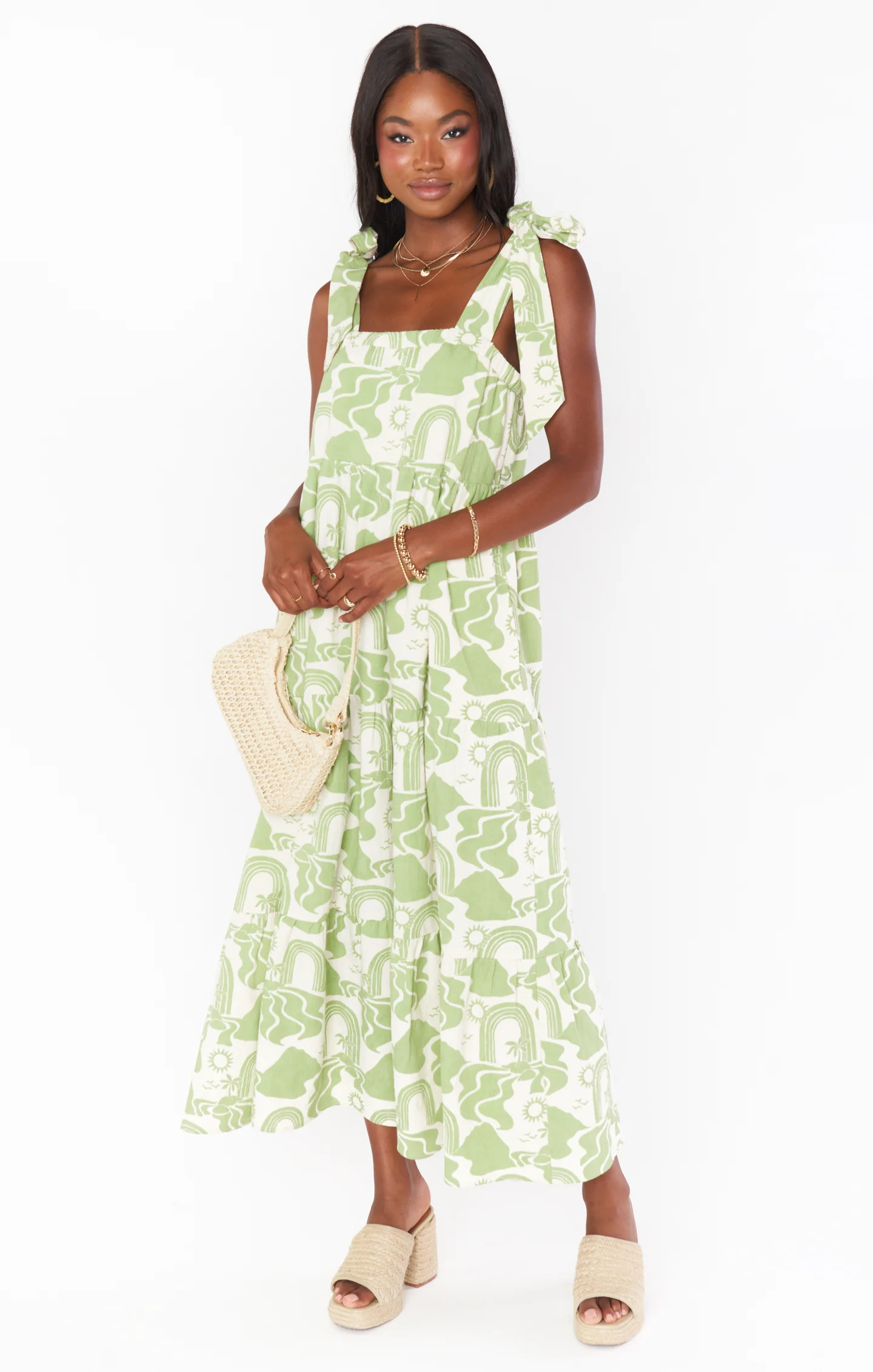 Arabella Maxi Dress ~ Desert Sands