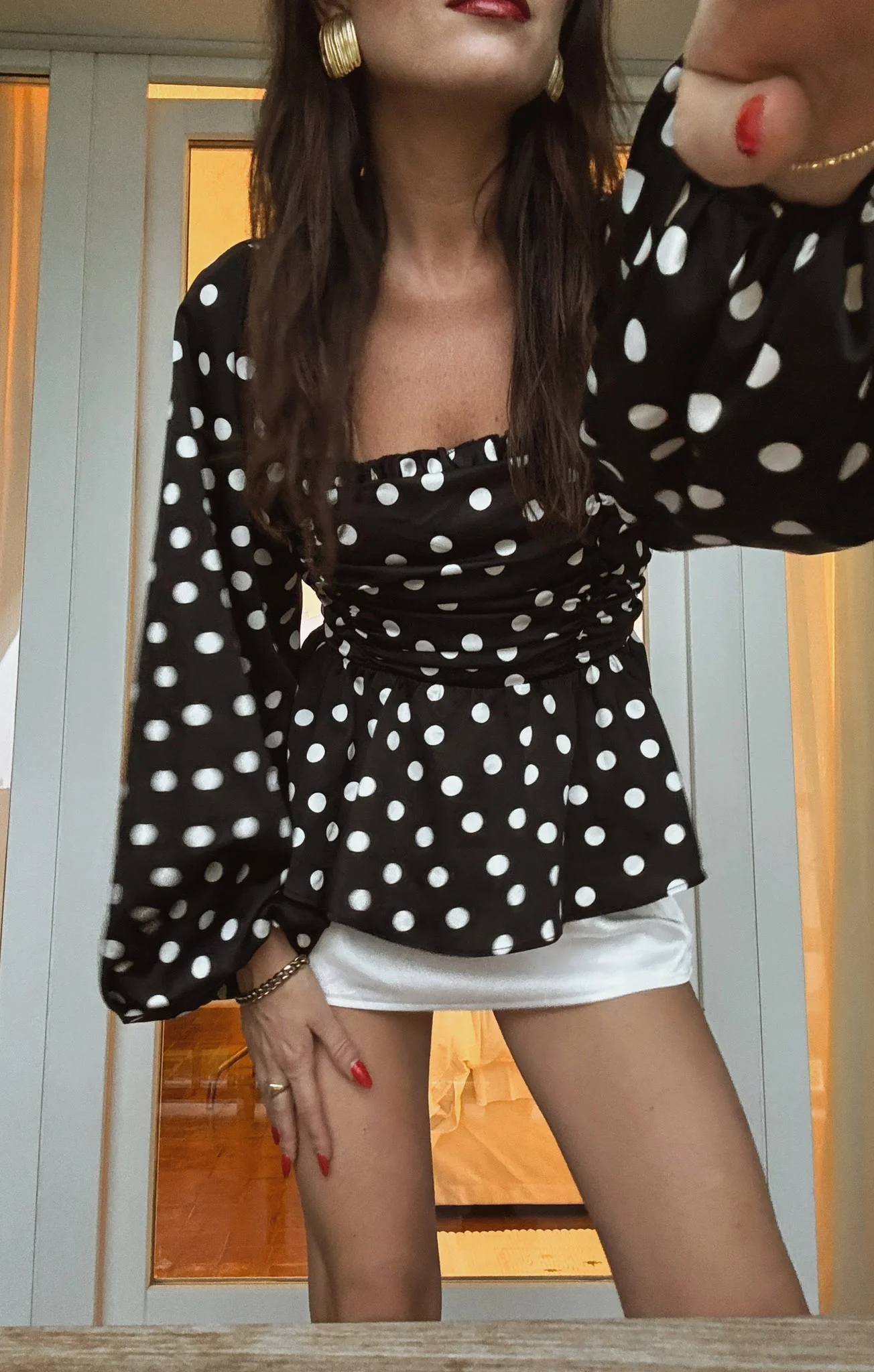 Atiana Top ~ Polka Dot