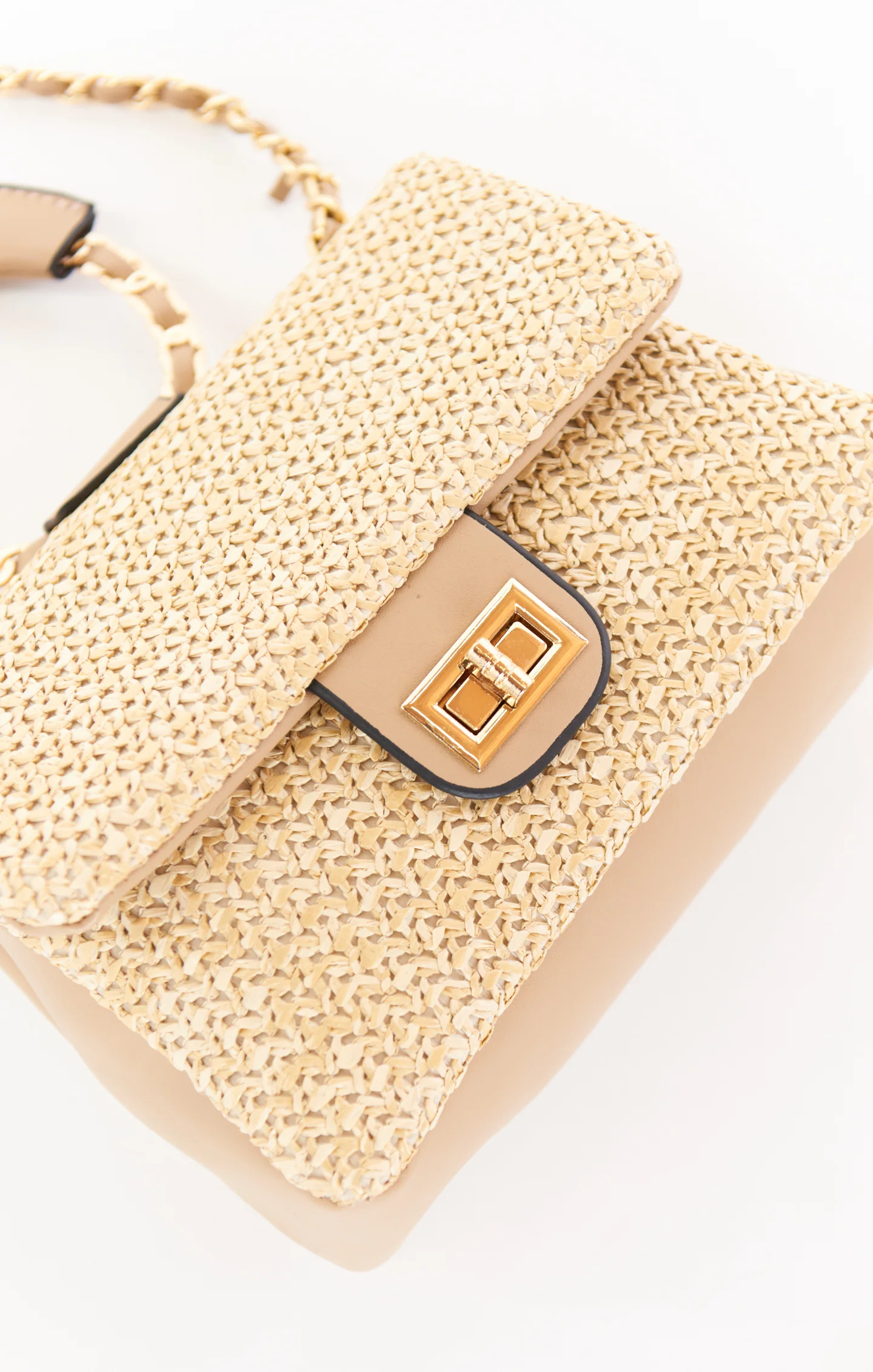 Cosmo Straw Bag ~ Beige