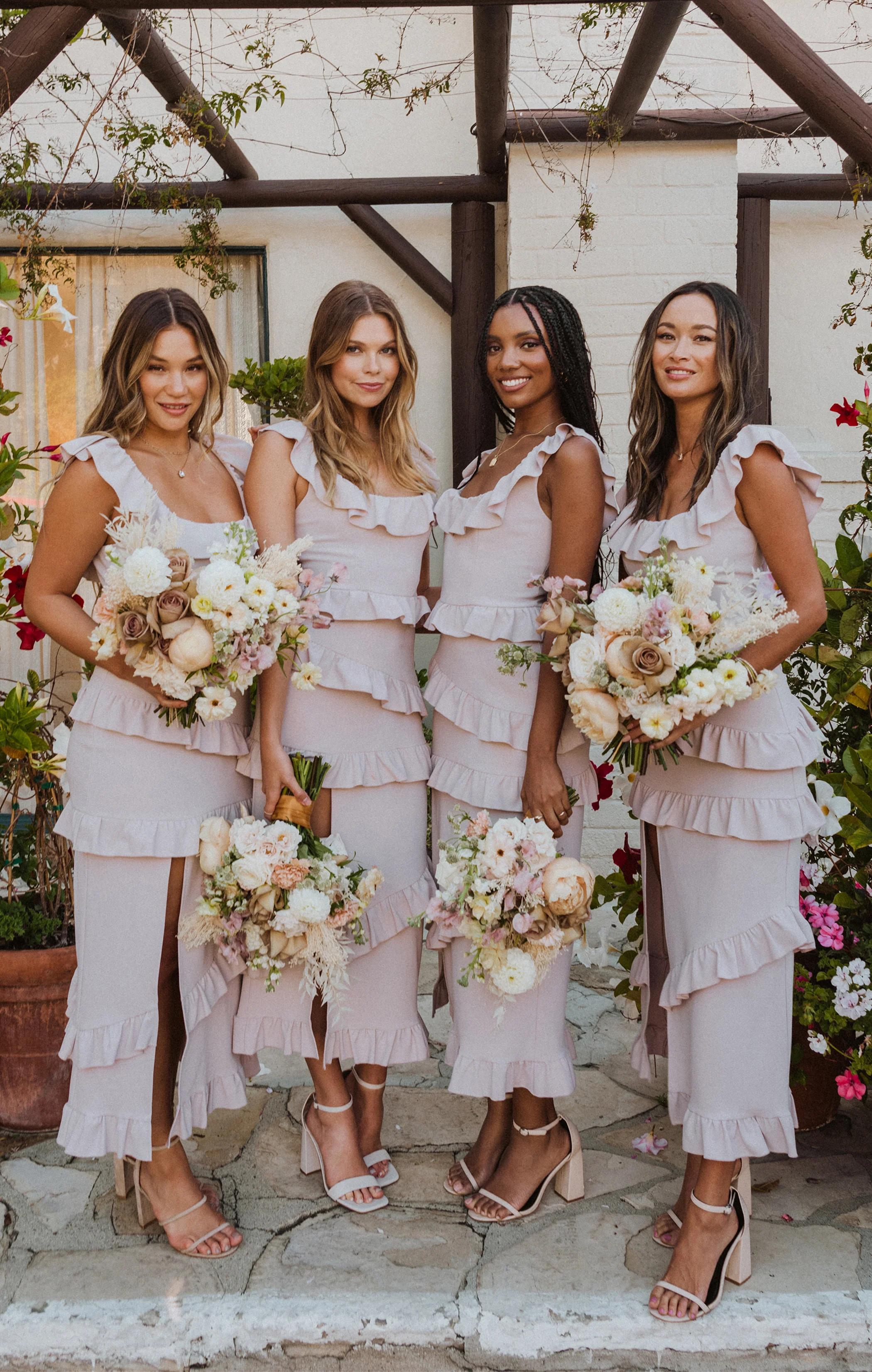 Bridesmaid Fabric Swatch ~ Show Me the Ring Stretch