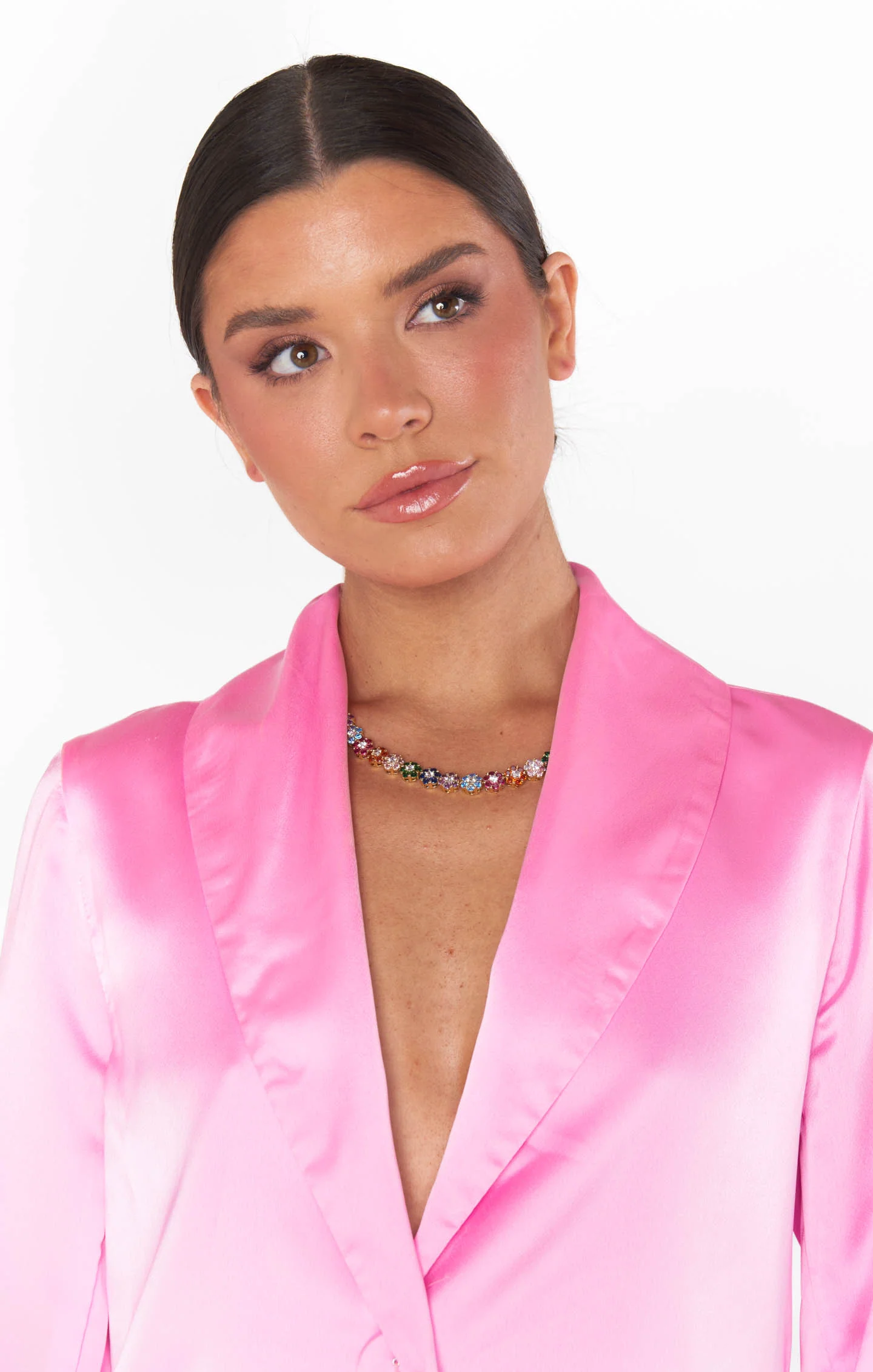 Bracha Bouquet Necklace ~ Rainbow