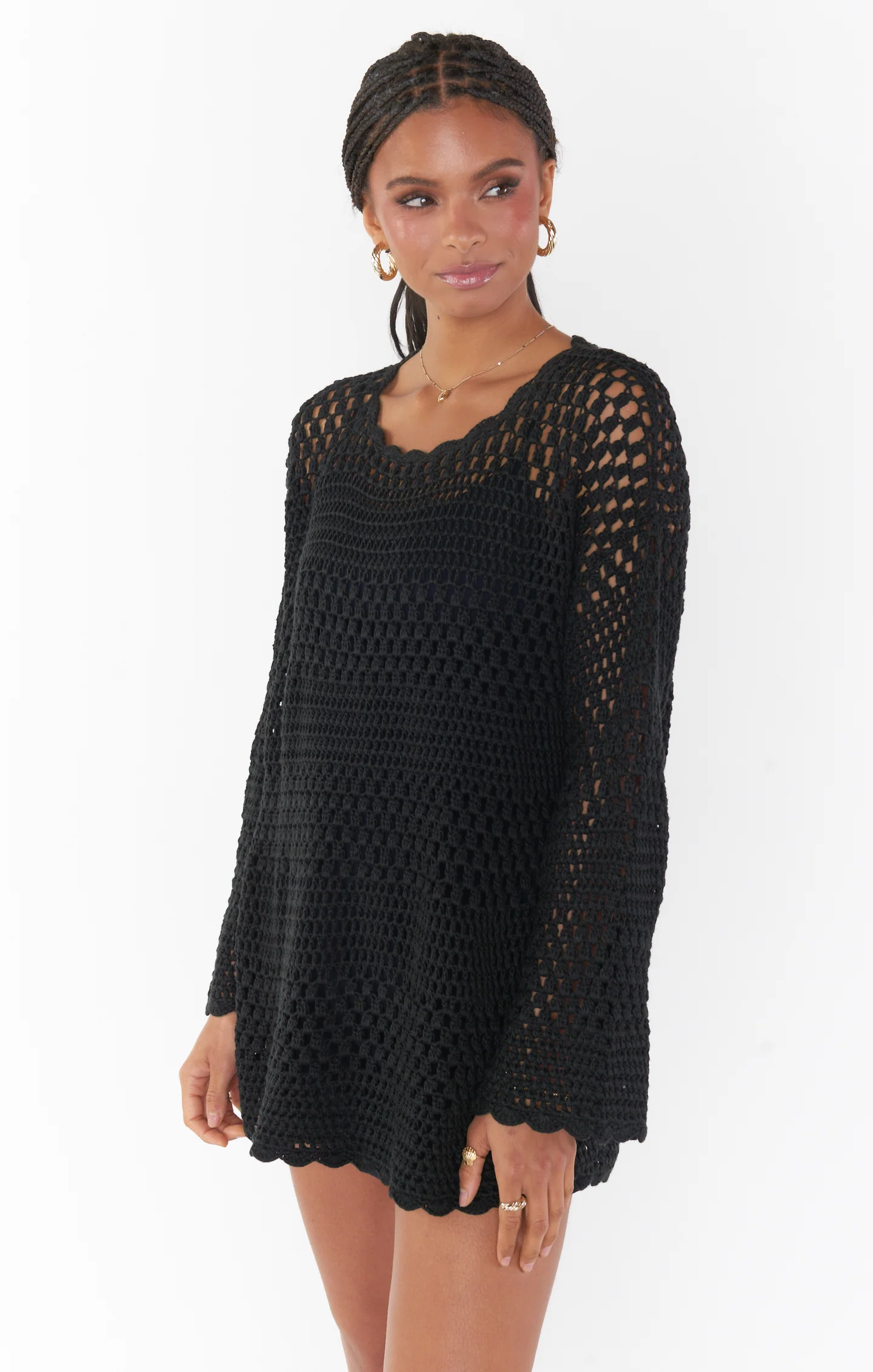 Elite Basic Mini Cami Slip ~ Black