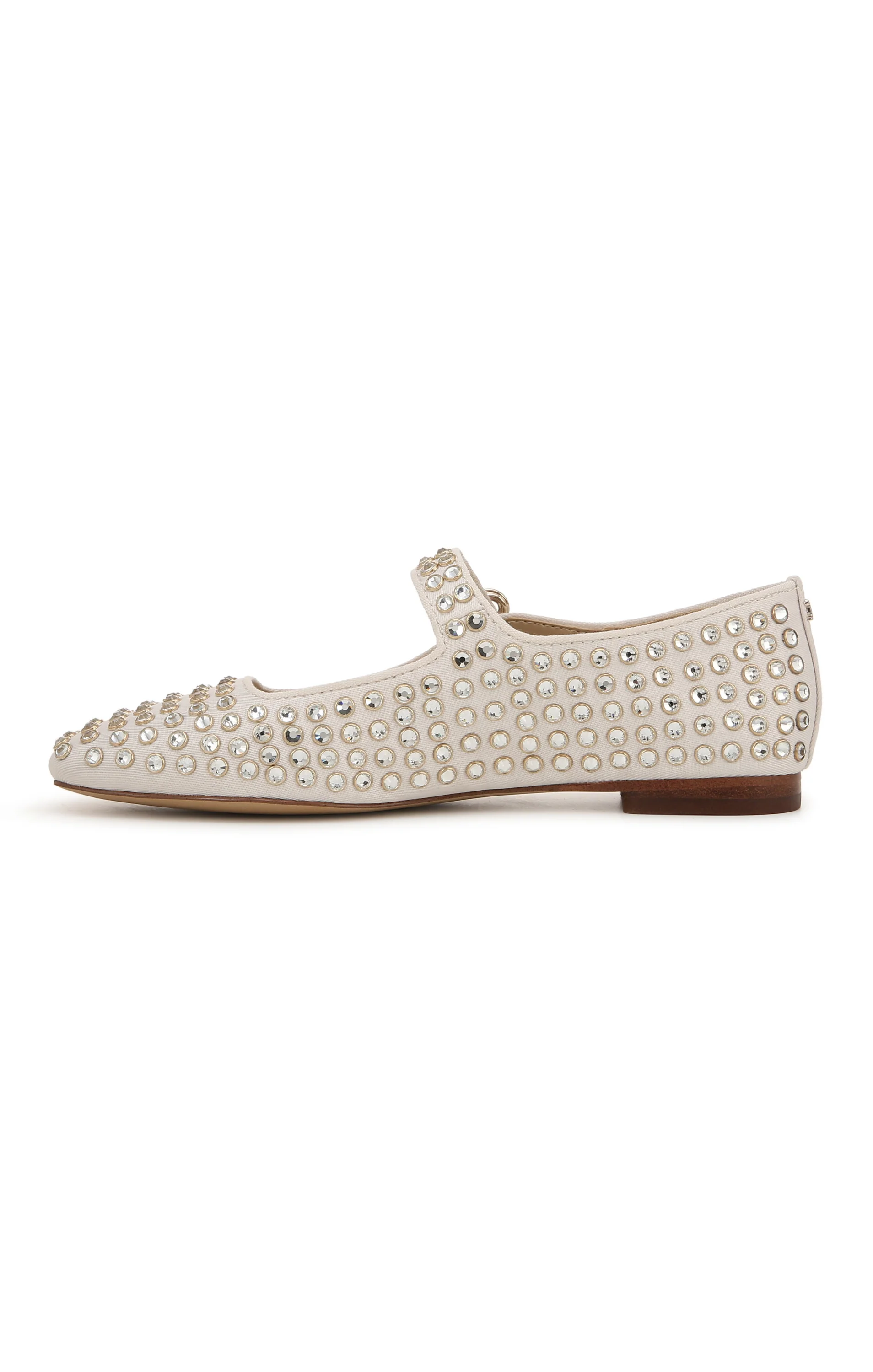 Sam Edelman Michaela Gem Ballet Flat ~ White