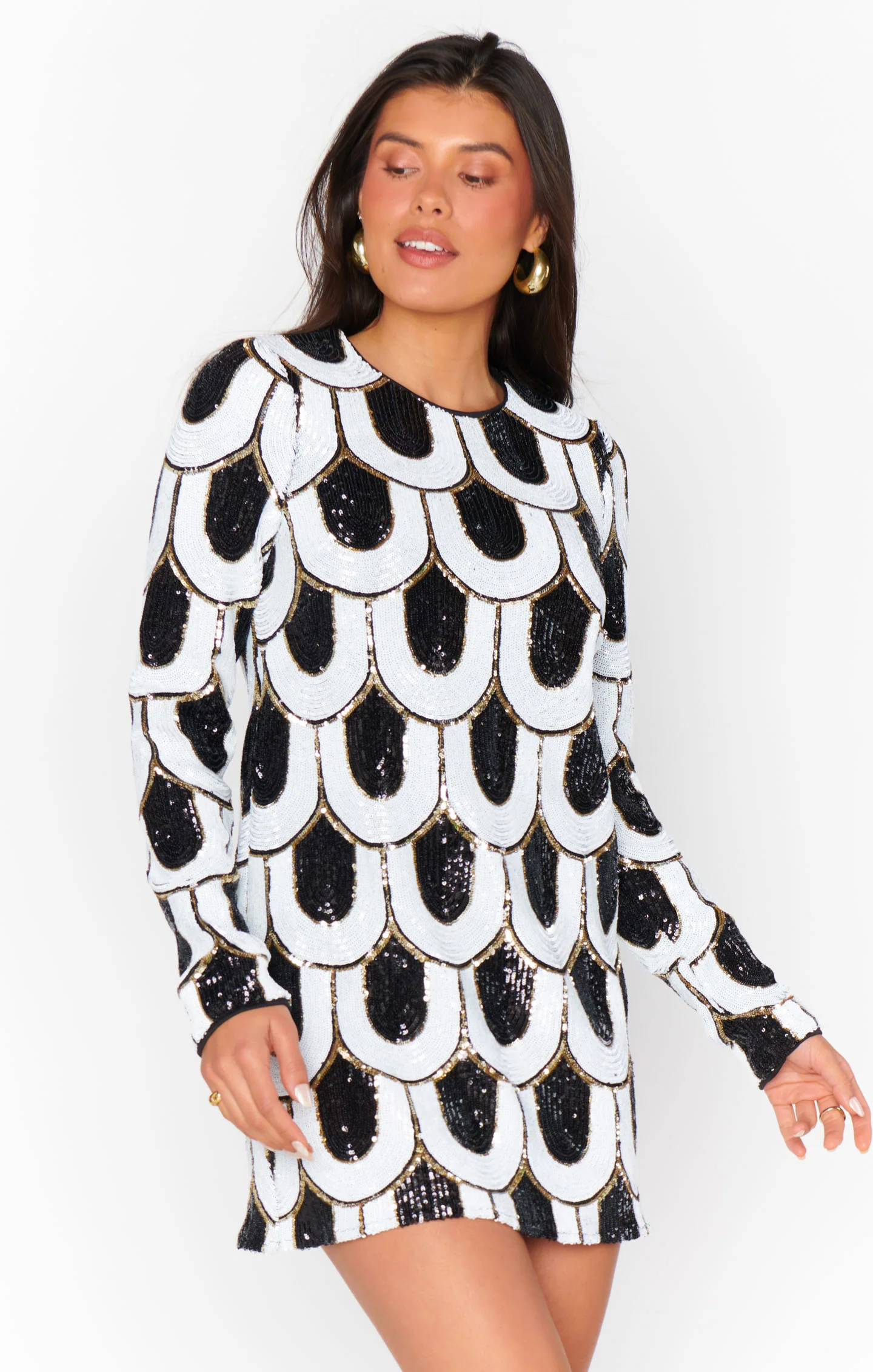 Elena Petite Dress ~ Classic Sequins