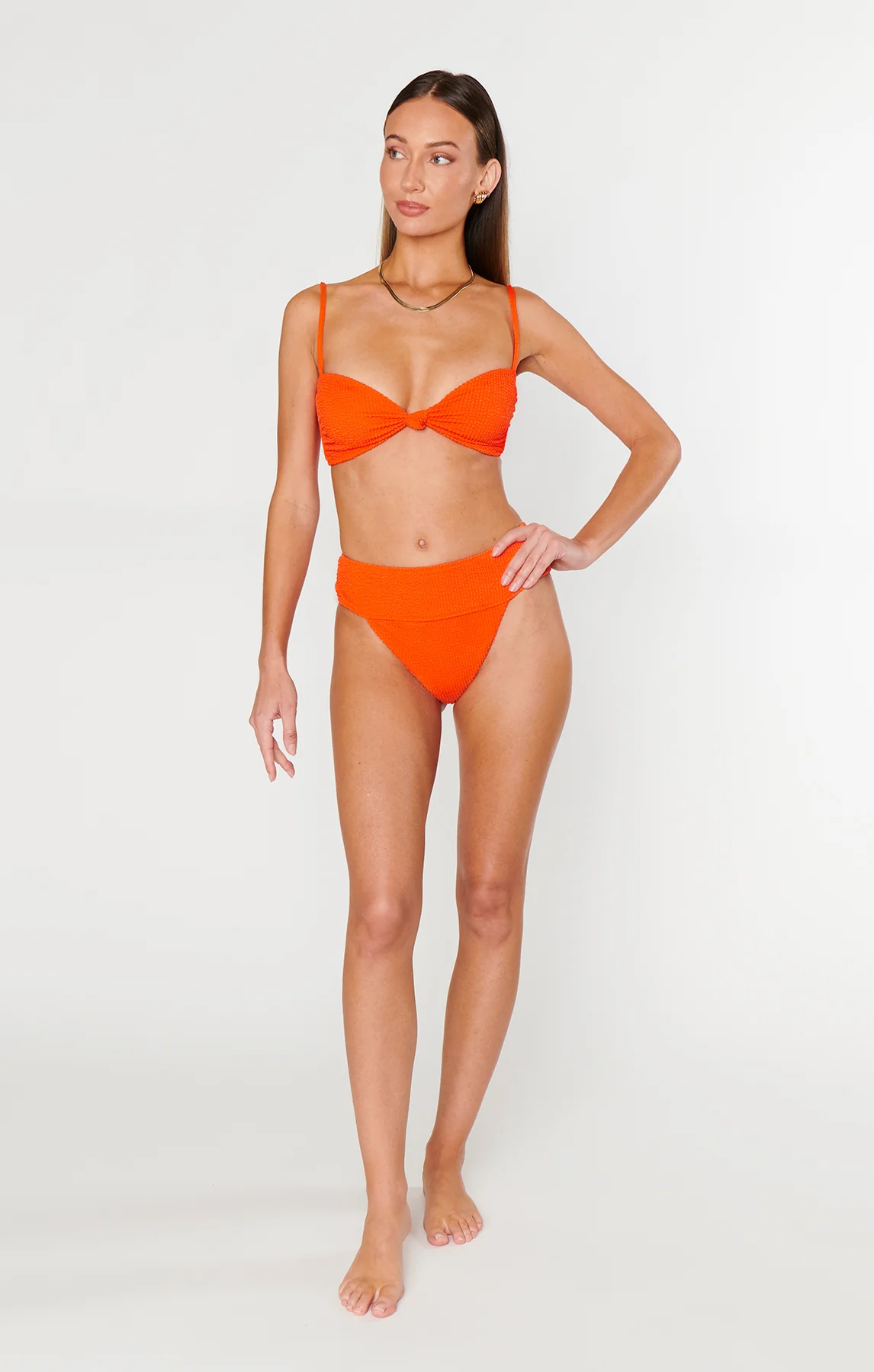 Keys Top ~ Blood Orange Scrunch