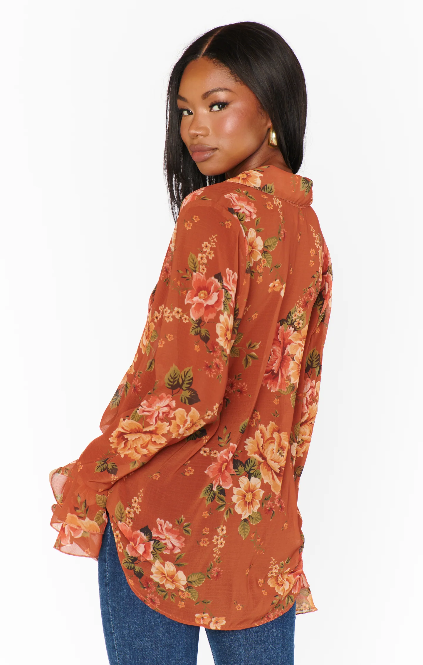 Carmela Top ~ Garden Harvest