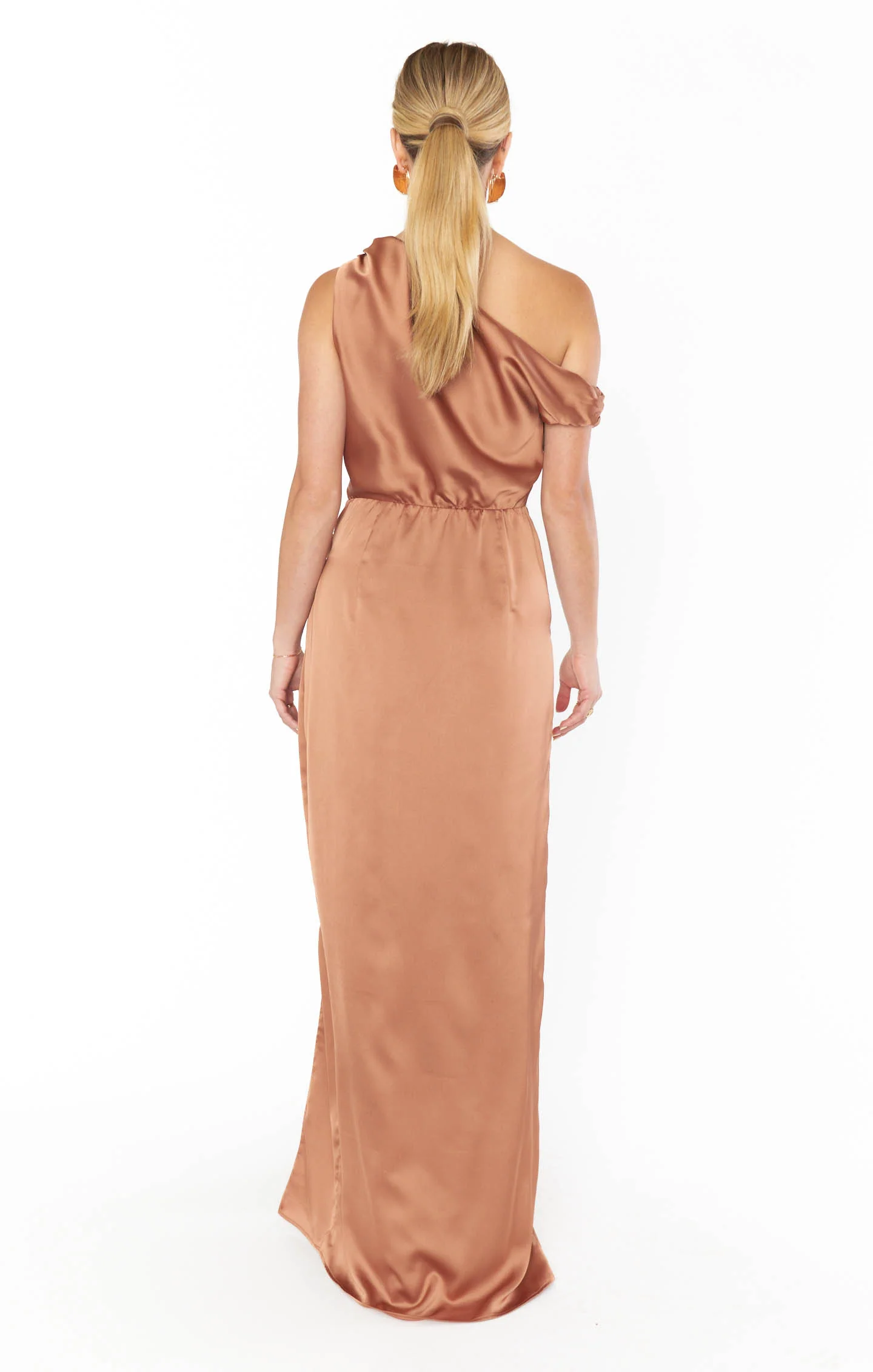 Jodie Dress ~ Copper Luxe Satin