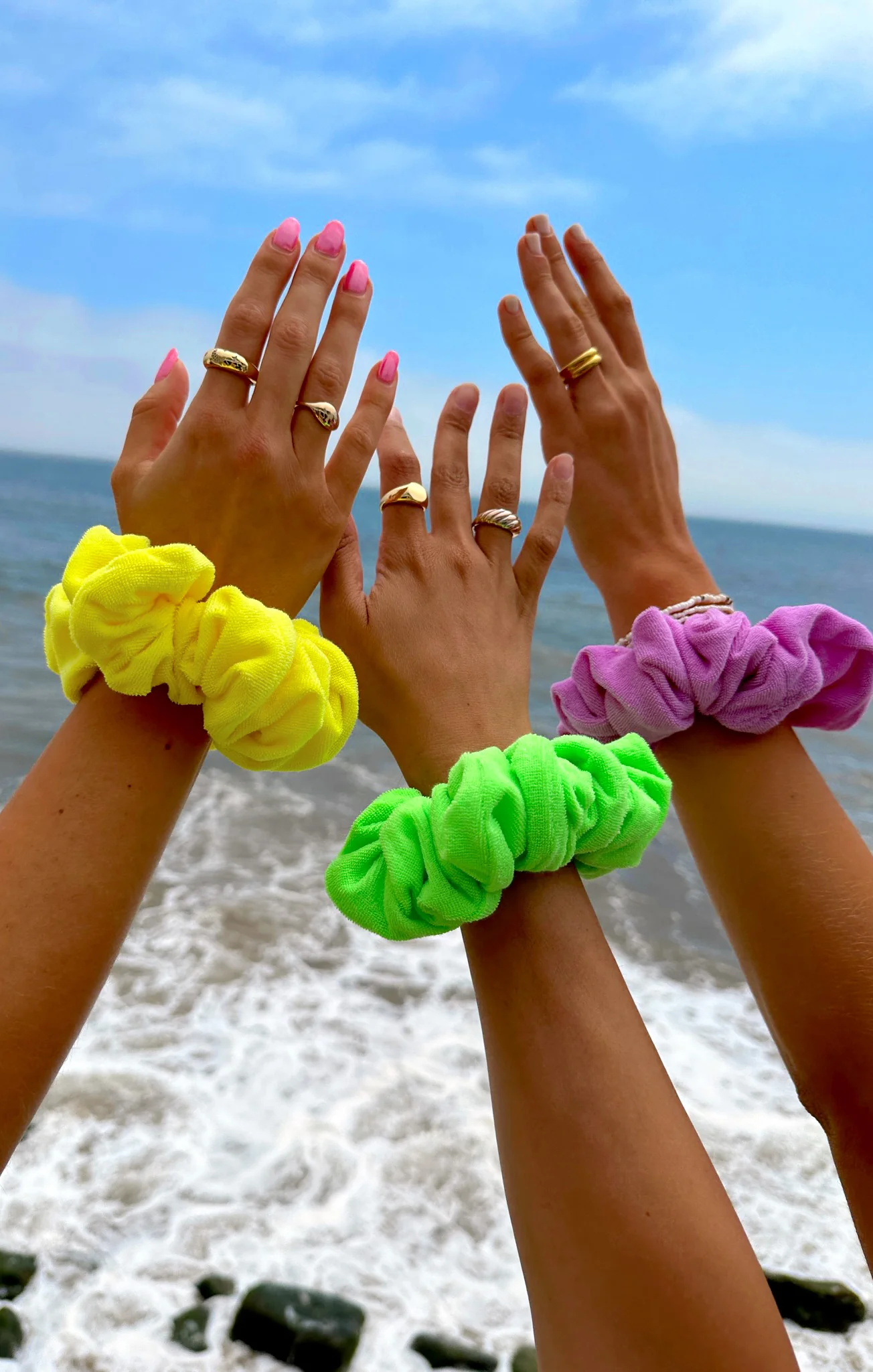 Neon Yellow Scrunchie