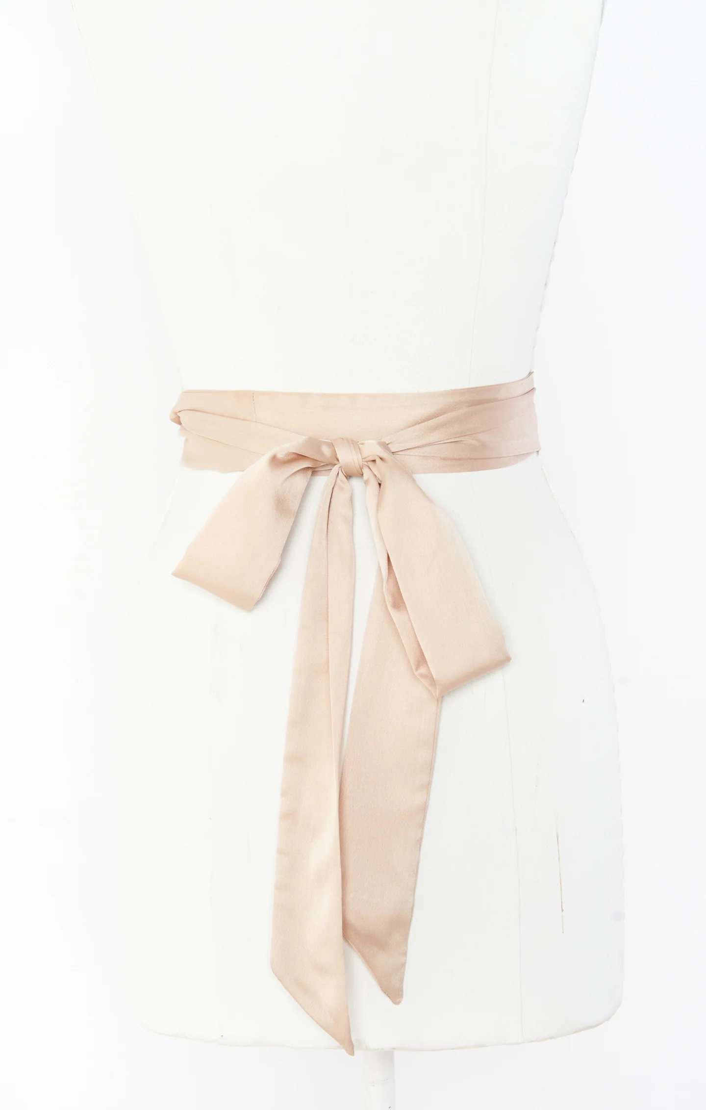 Bridesmaid Sash ~ Champagne Luxe Satin
