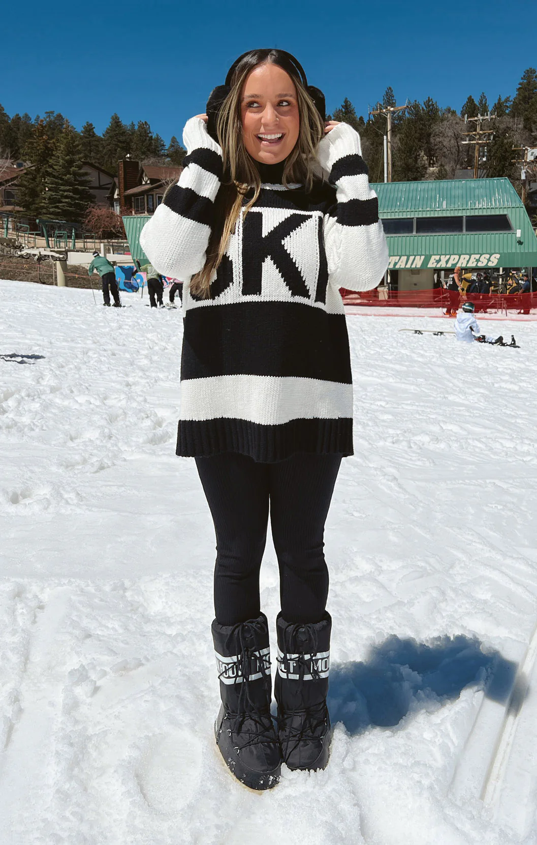 Lodge Onesie ~ Winter Rib Black