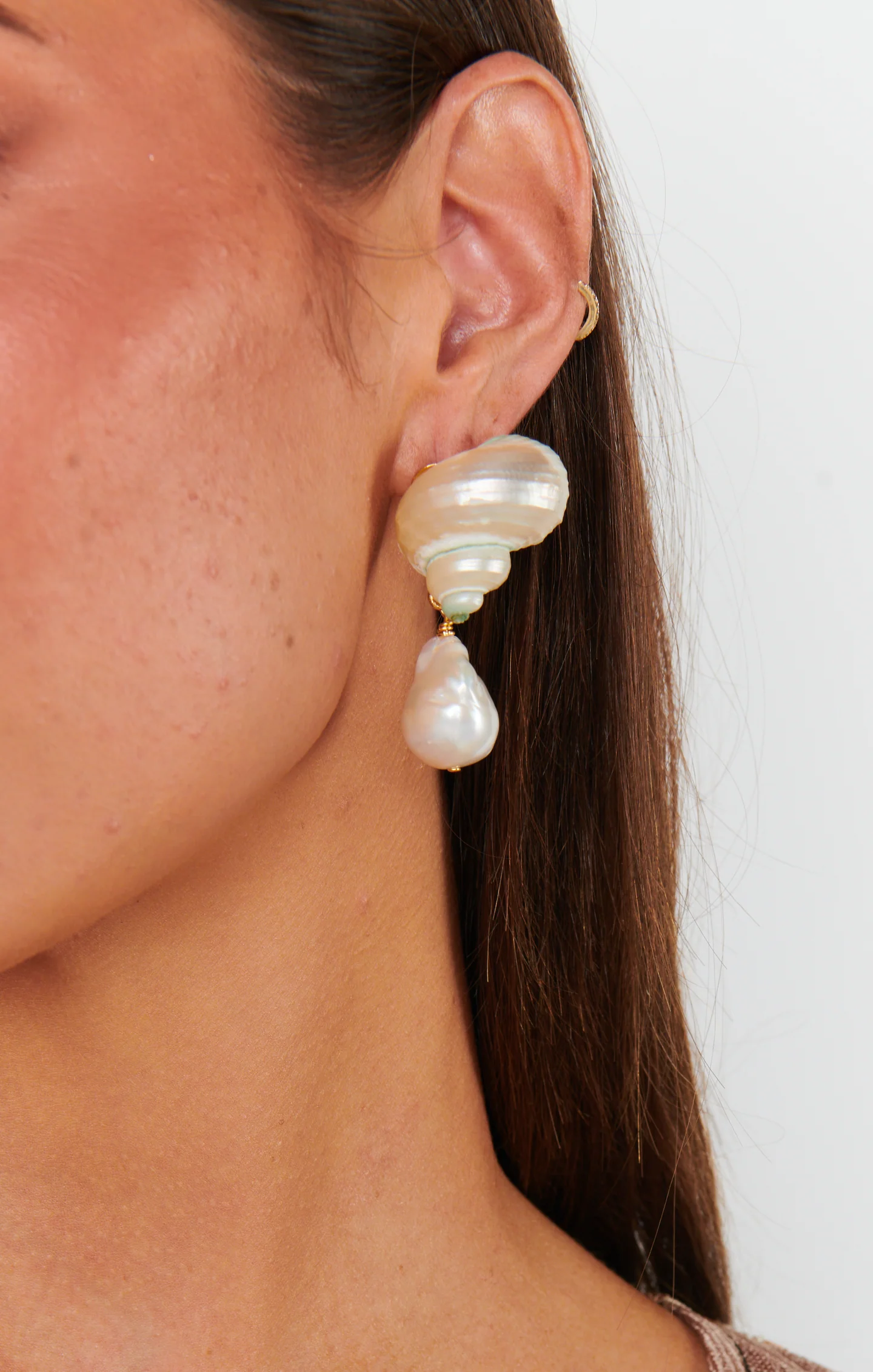 Frasier Sterling Saint Lucia Earring ~ White