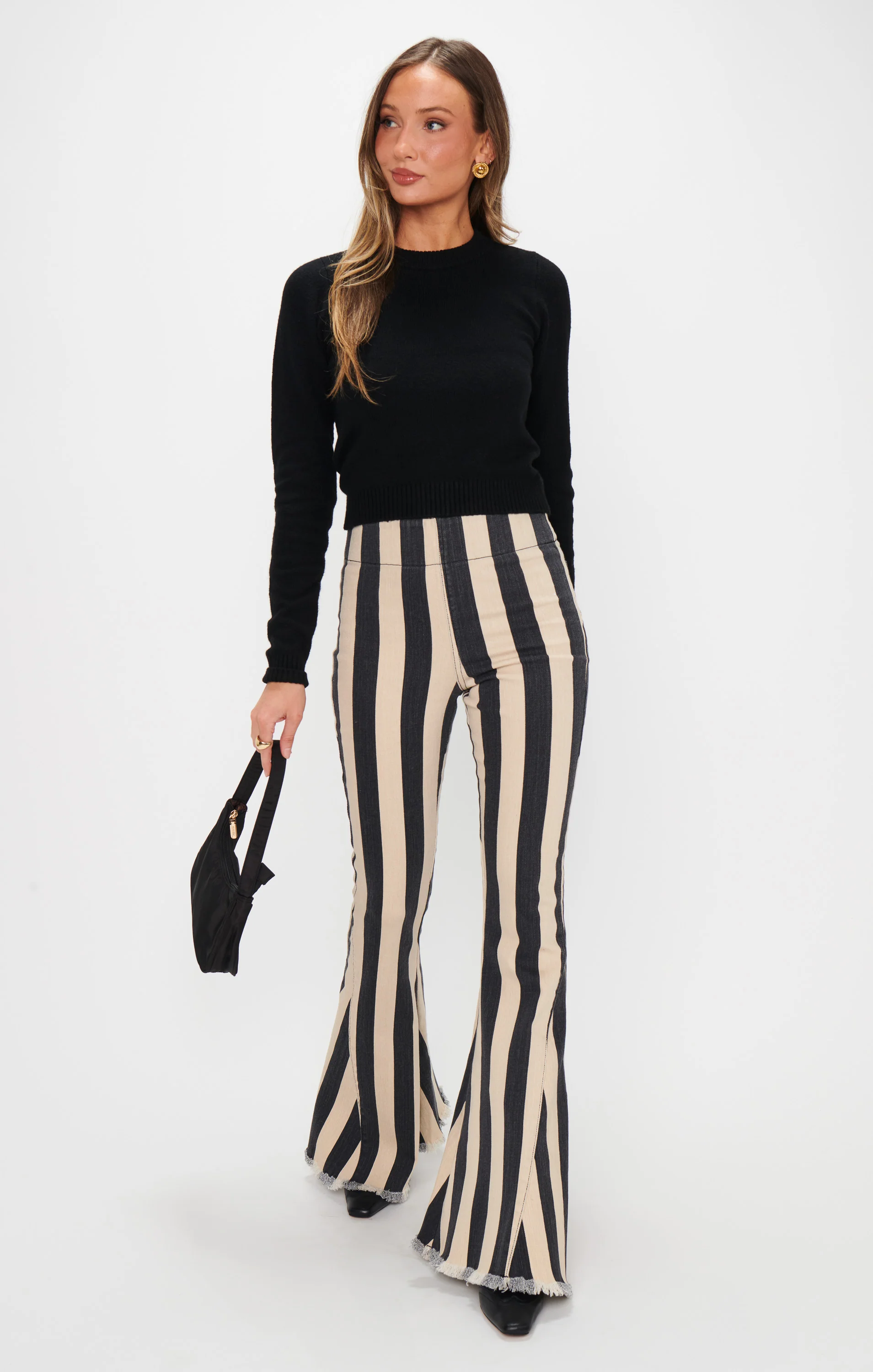 Tuck In Sweater ~ Black Knit