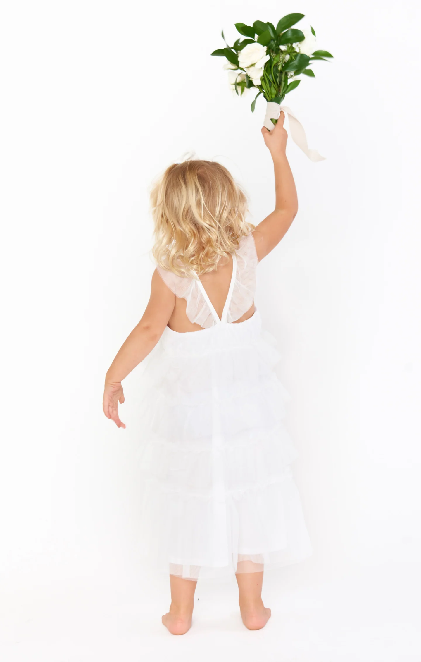 Little Fairytale Dress ~ White Tulle