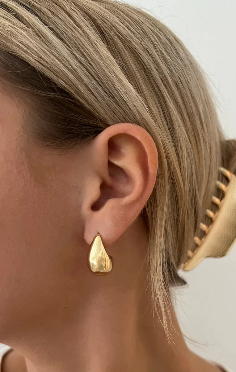 ALV Jewels Kylie Hoop Earrings ~ 18K Gold Filled