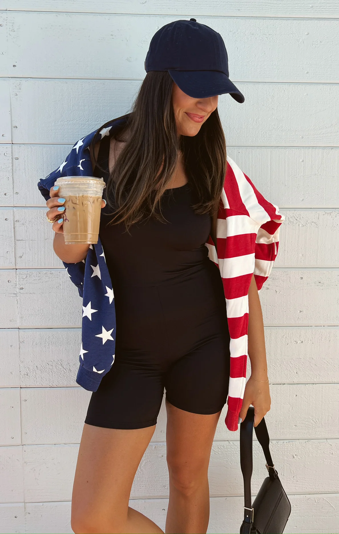 Benny Half Zip Sweatshirt ~ Flag Knit