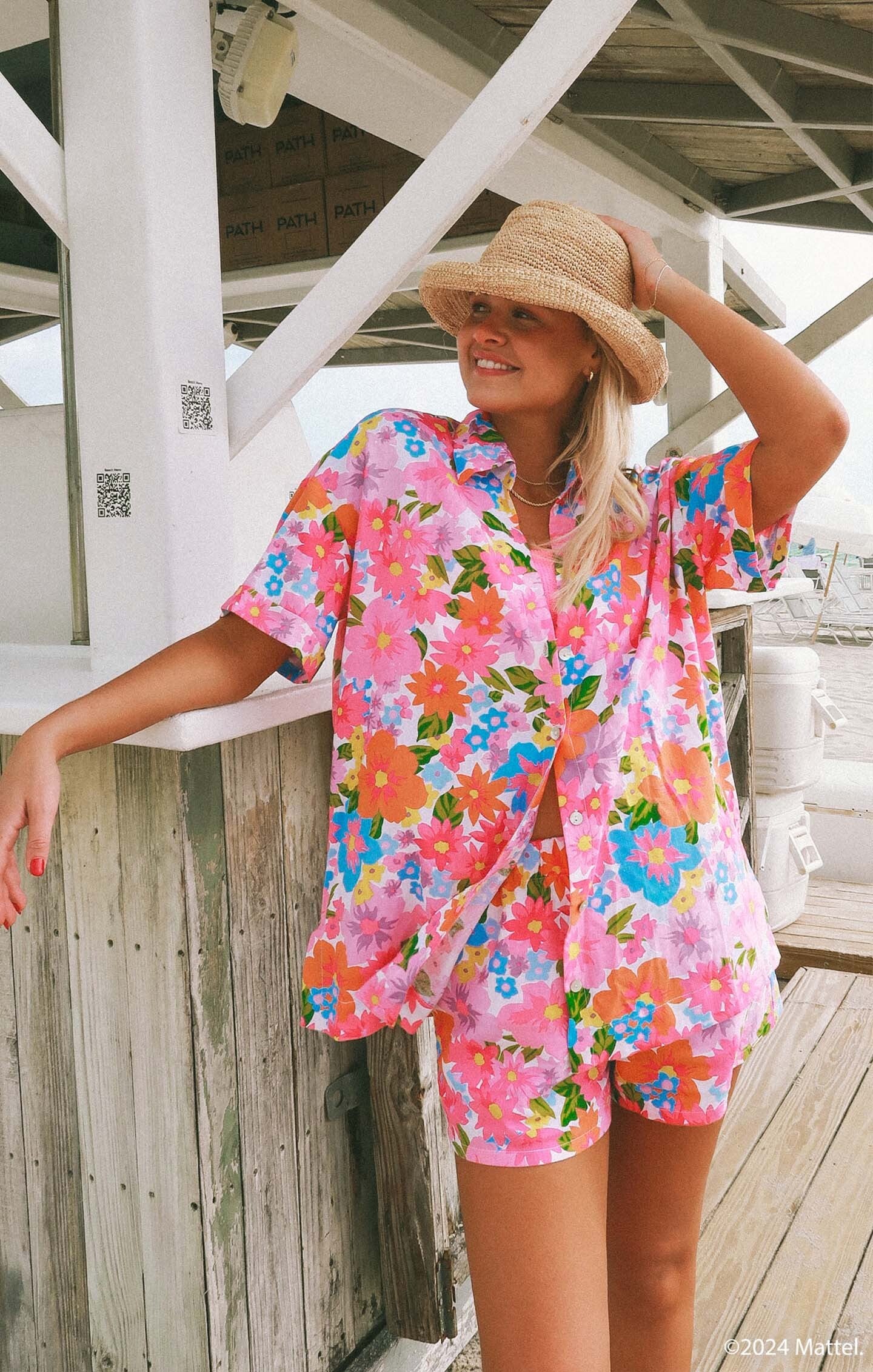 Glow Shorts ~ Dream Blossoms