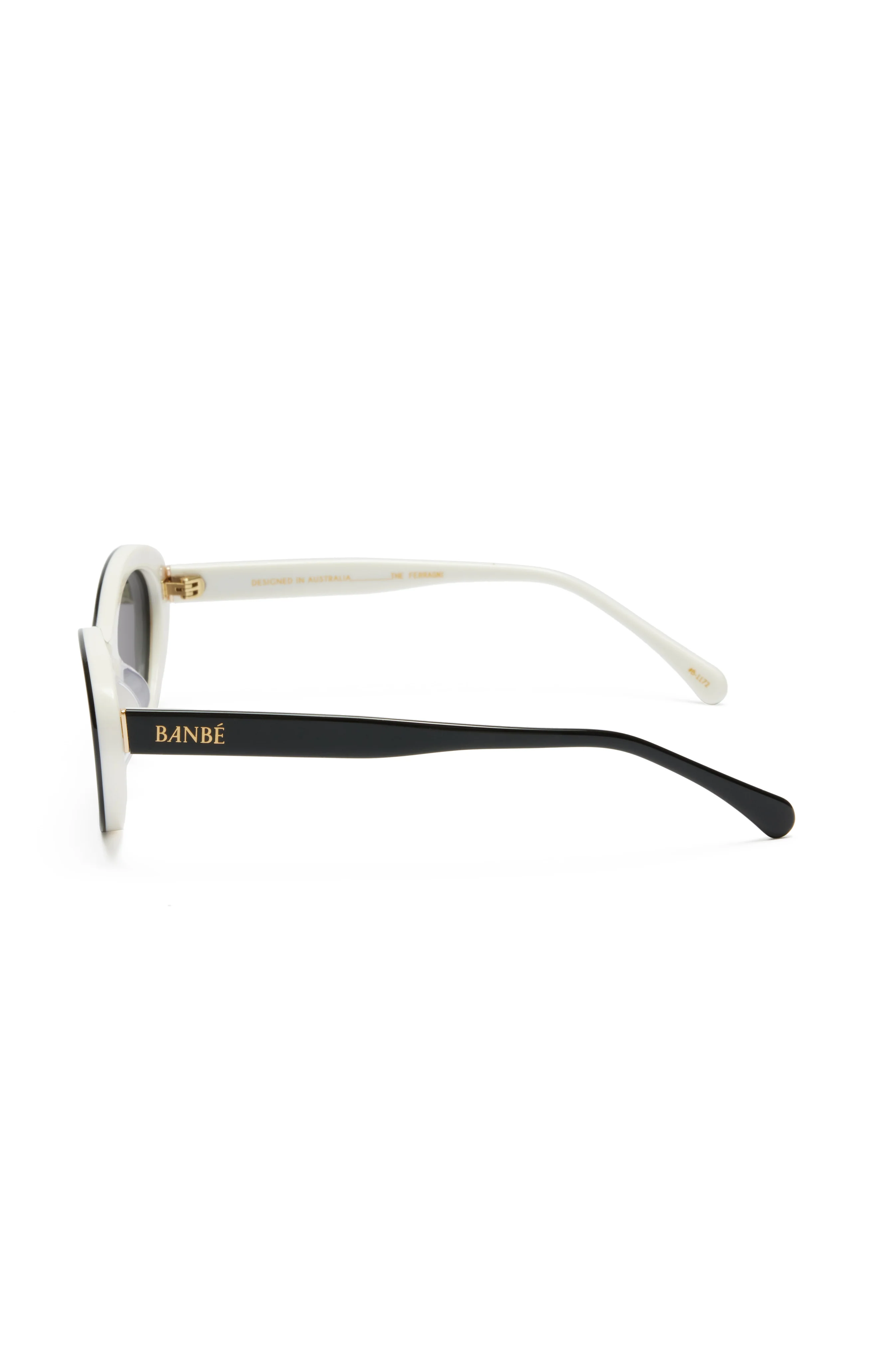 Banbé Eyewear The Ferragni Sunglasses ~ Black/Ivory