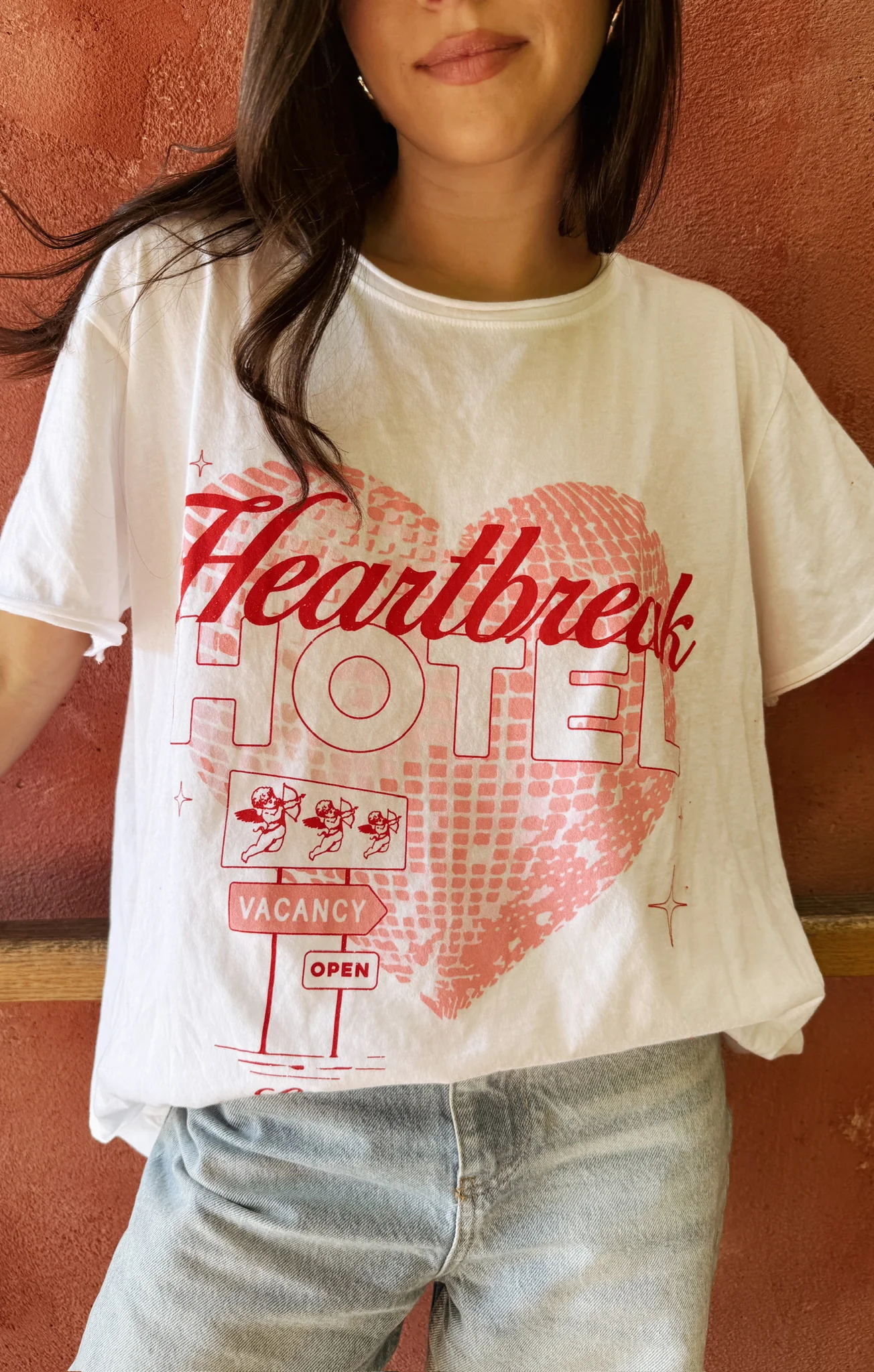 Airport Tee ~ Heartbreak Hotel Graphic