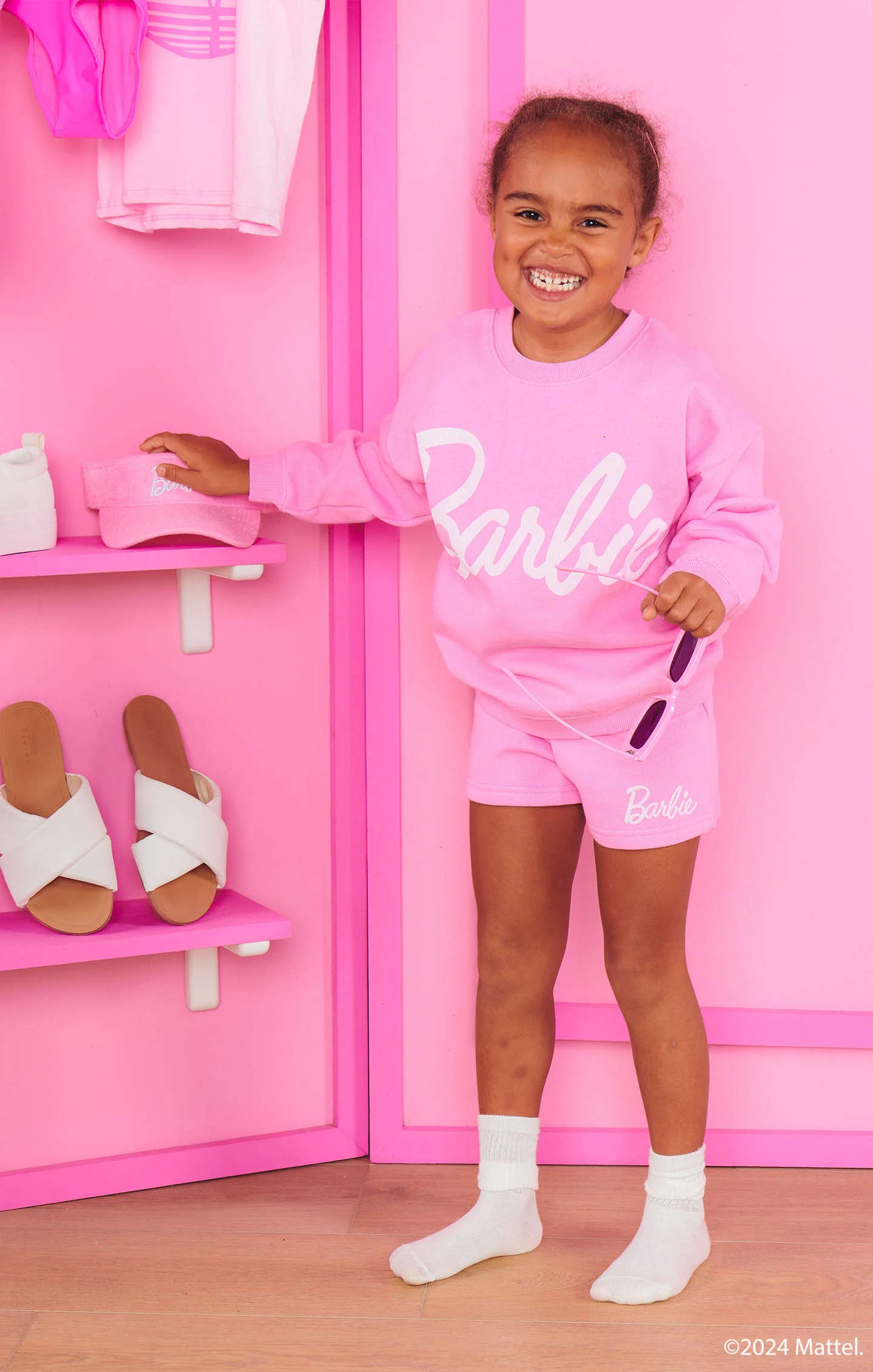 Playdate Sweat Shorts ~ Lil Barbie Graphic