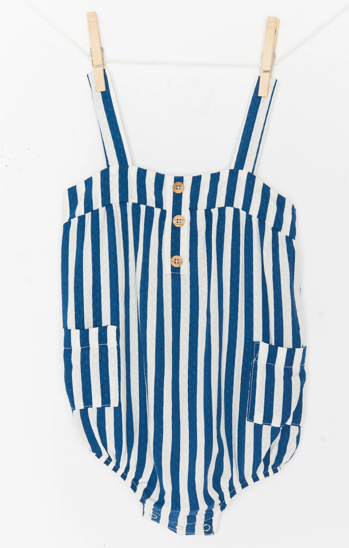 Nash Onesie ~ Ocean Stripe
